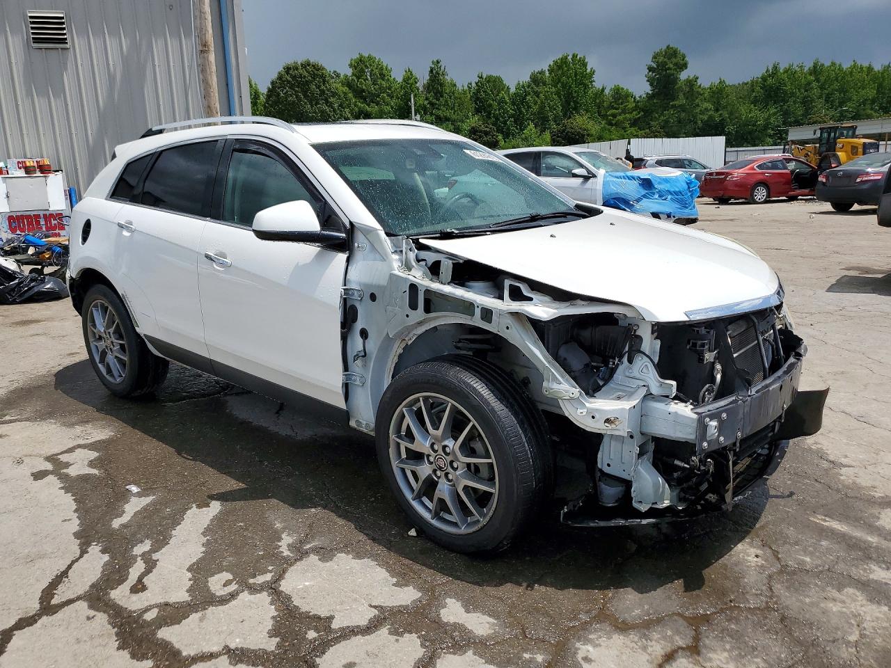2015 Cadillac Srx Performance Collection White vin: 3GYFNCE37FS535144
