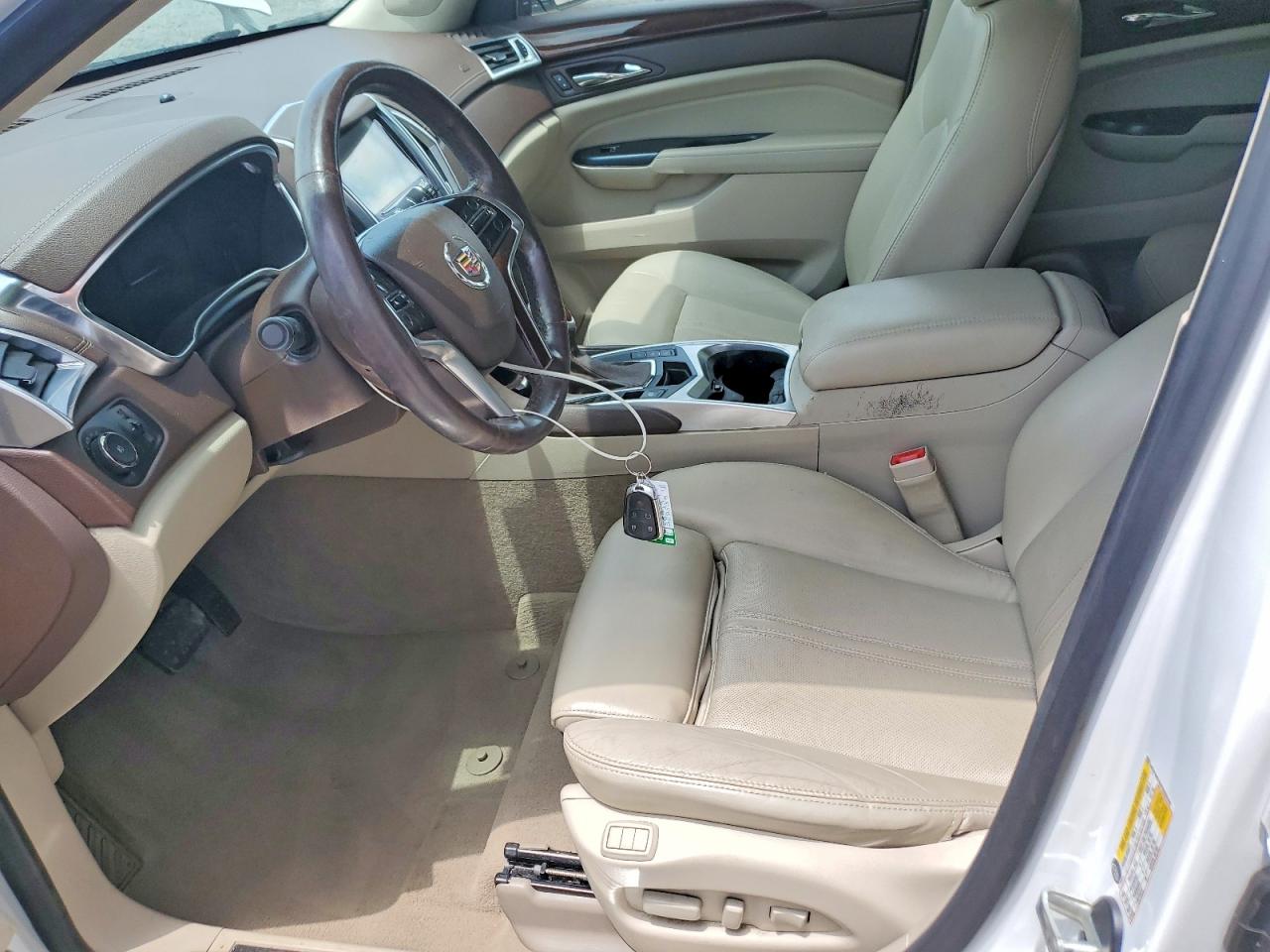 2015 Cadillac Srx Performance Collection White vin: 3GYFNCE37FS535144