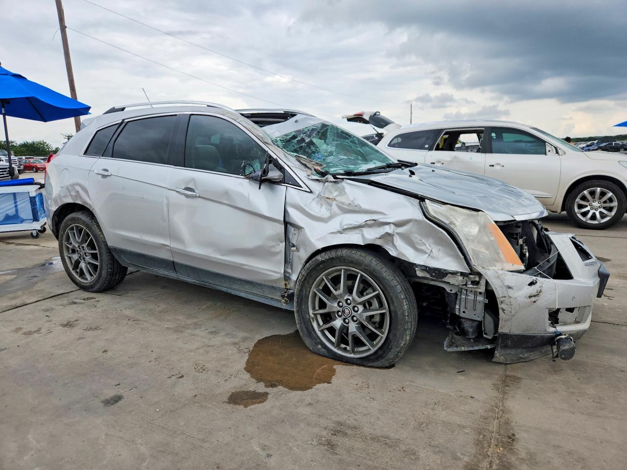 2015 Cadillac Srx Performance Collection Серебряный vin: 3GYFNCE37FS583534