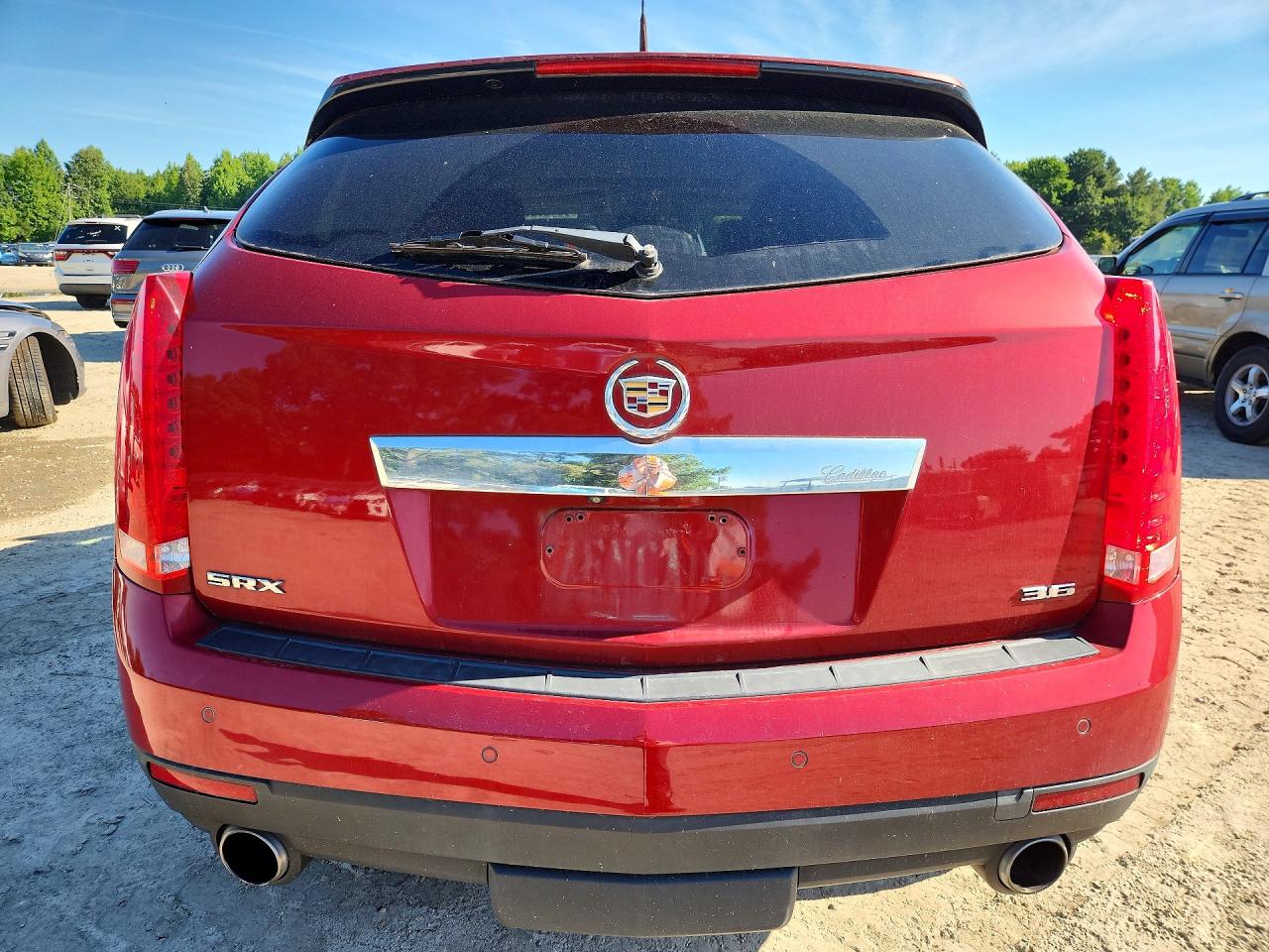 2012 Cadillac Srx Premium Collection Красный vin: 3GYFNCE38CS543474