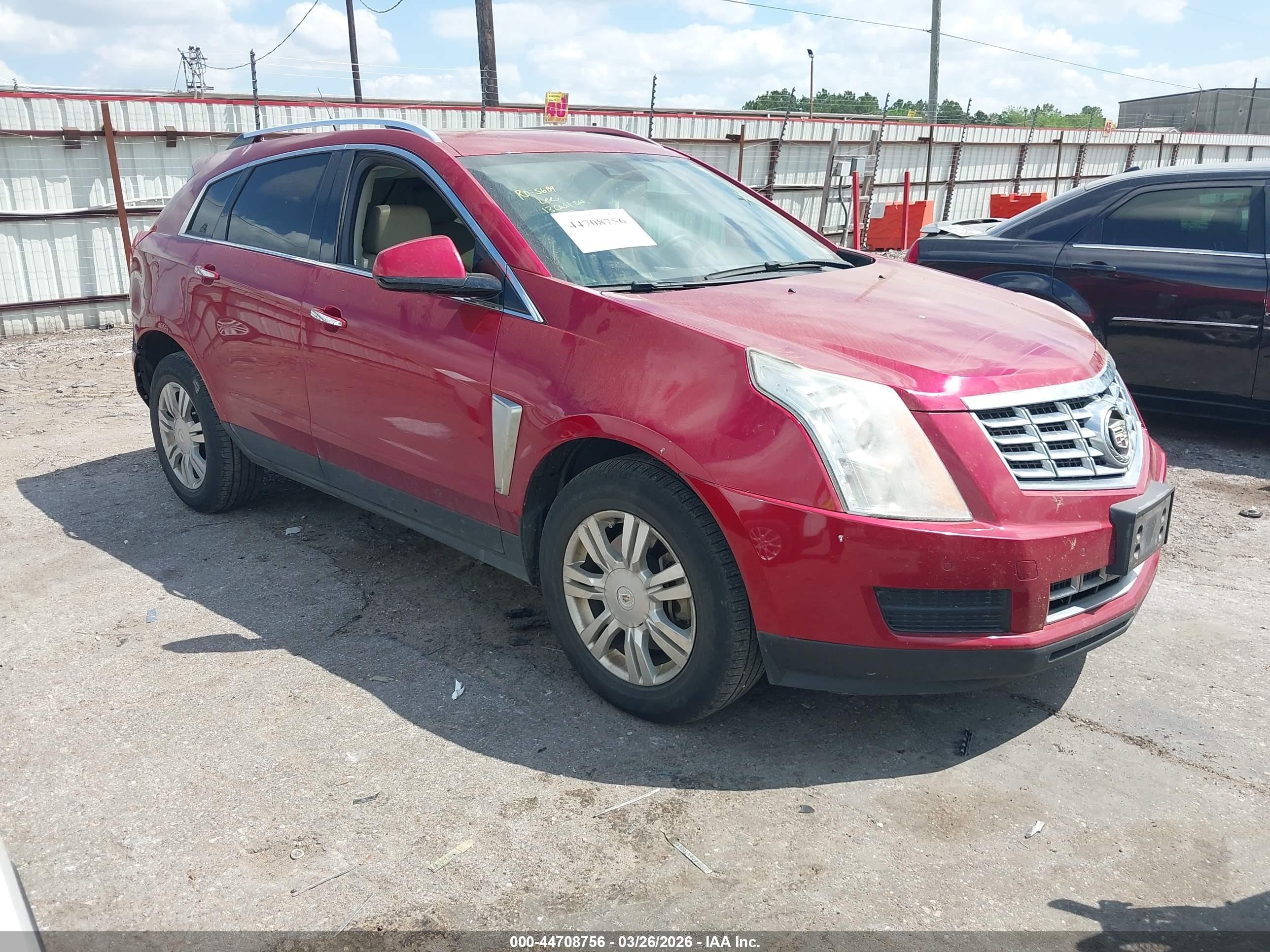 2013 Cadillac Srx Luxury Collection Red vin: 3GYFNCE38DS515594