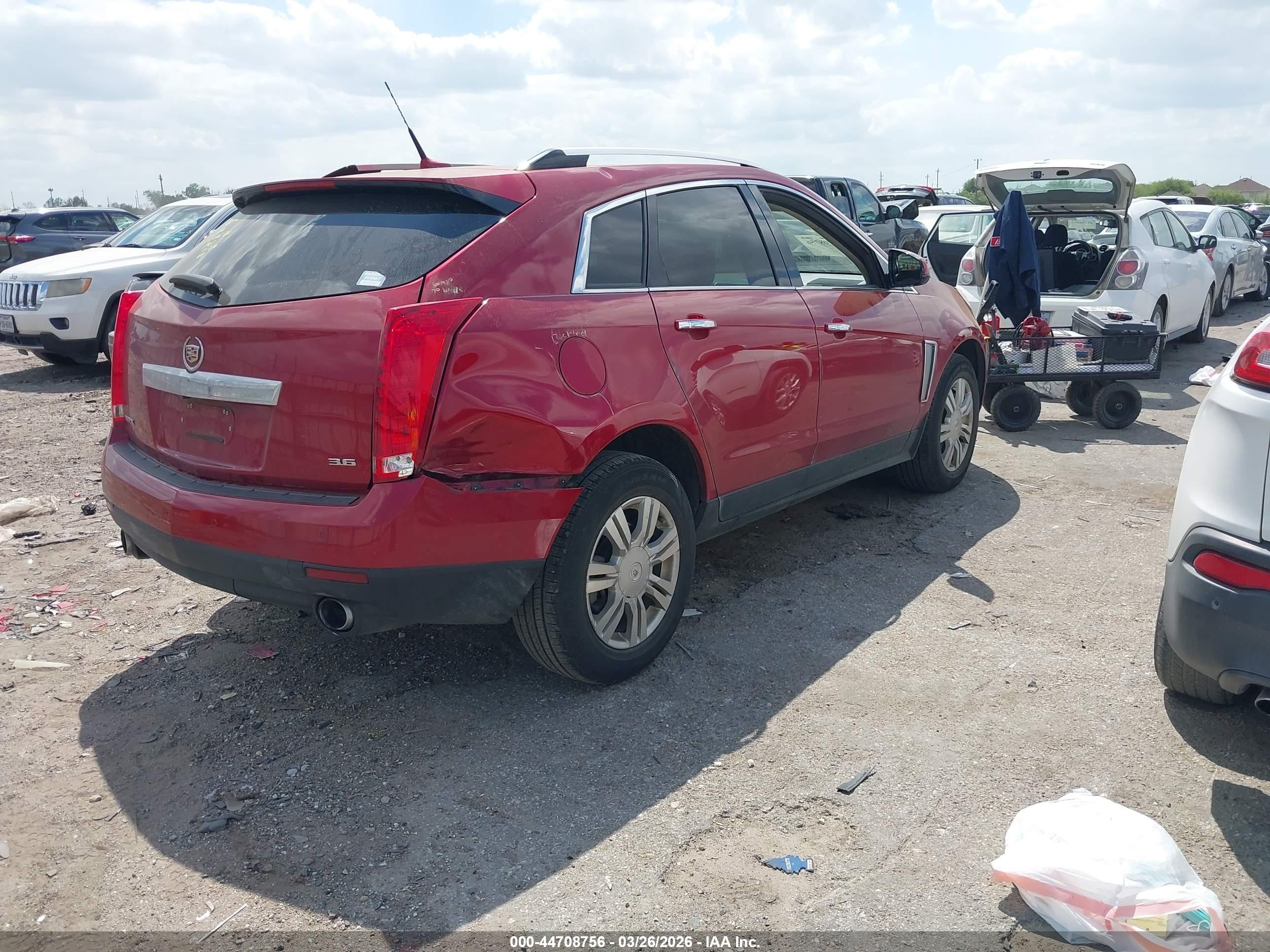 2013 Cadillac Srx Luxury Collection Red vin: 3GYFNCE38DS515594
