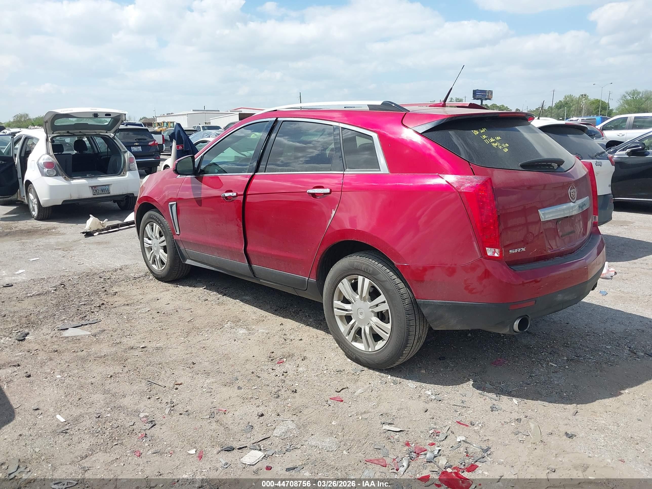 2013 Cadillac Srx Luxury Collection Red vin: 3GYFNCE38DS515594