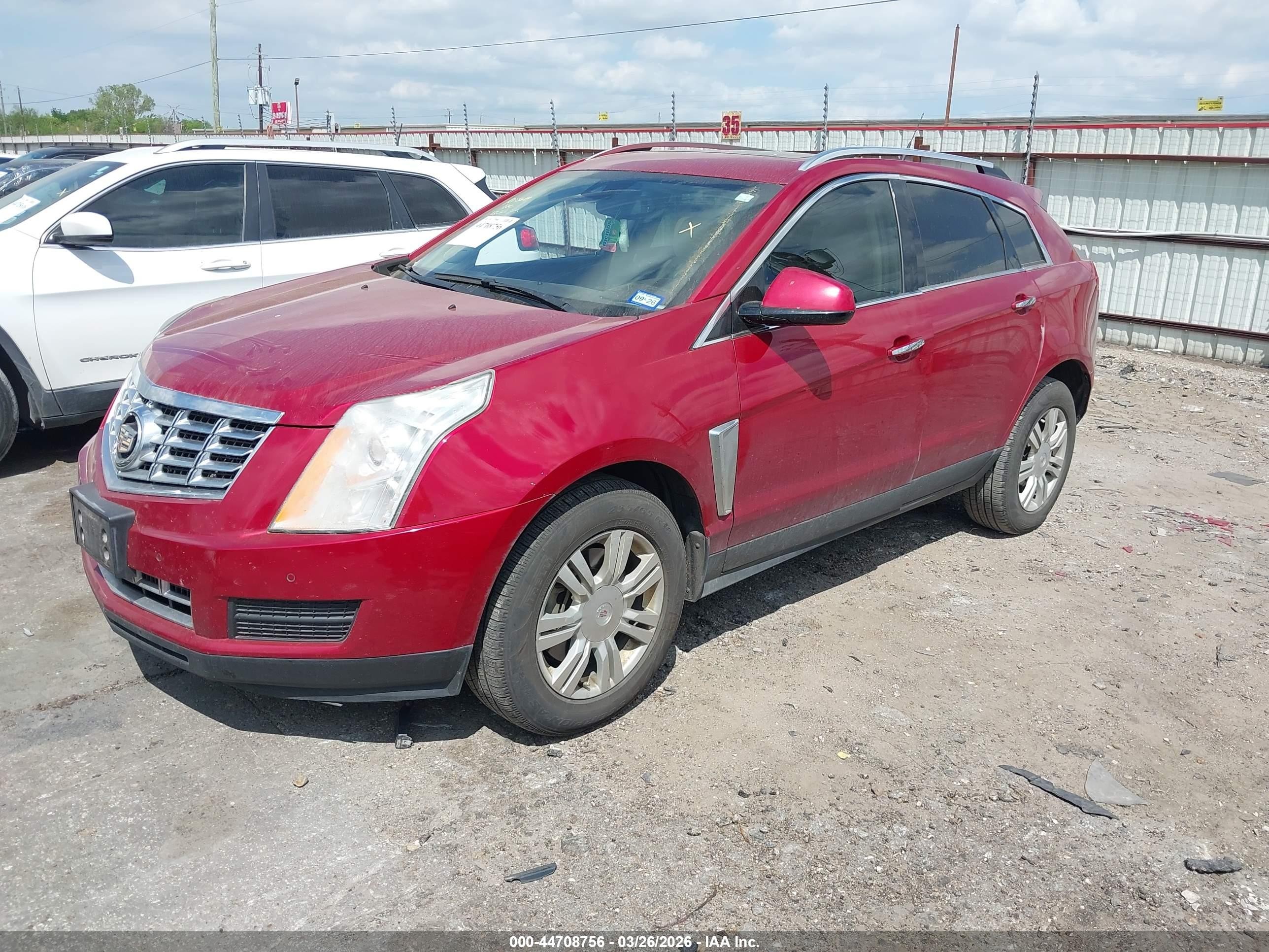 2013 Cadillac Srx Luxury Collection Red vin: 3GYFNCE38DS515594