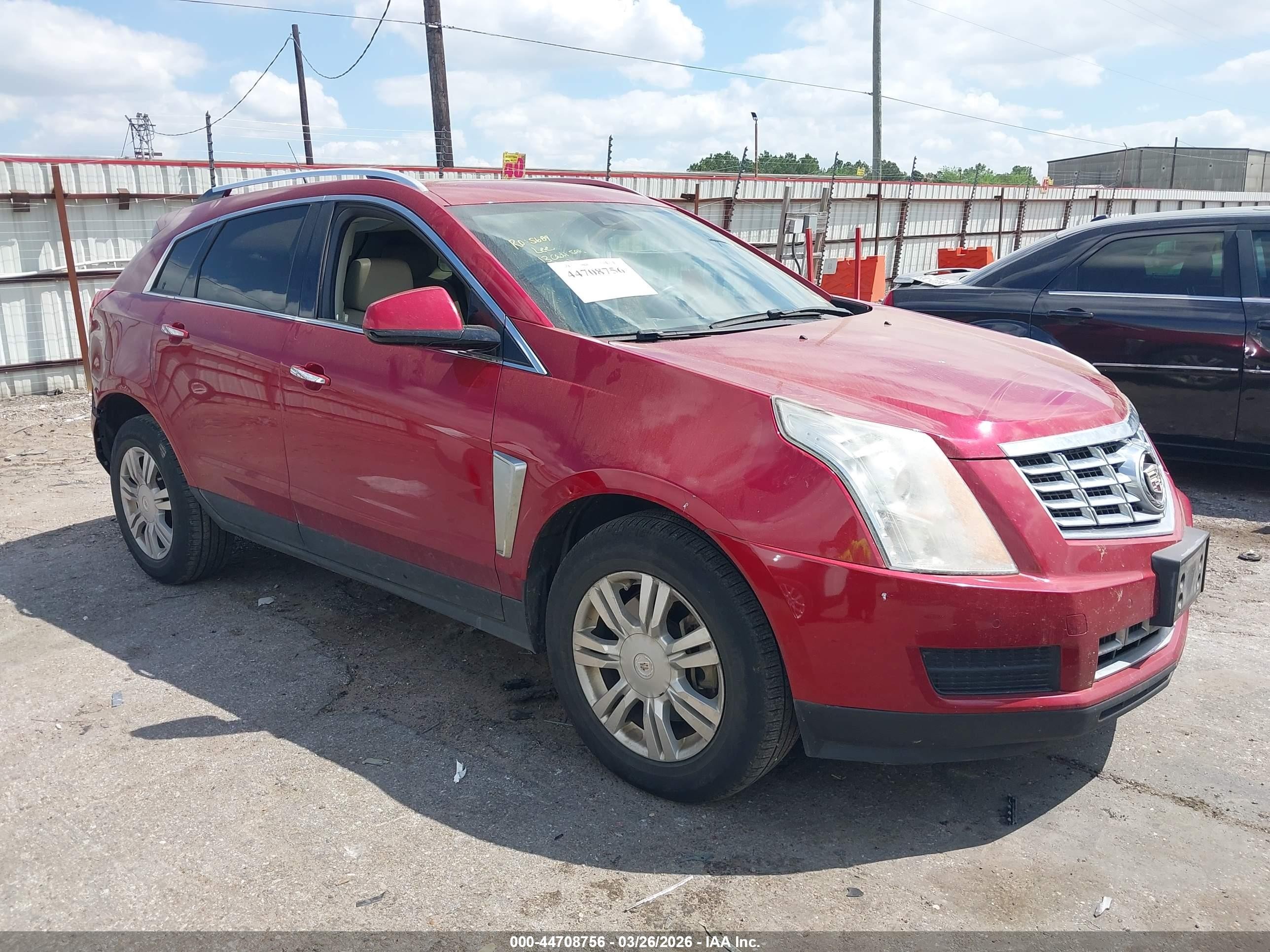 2013 Cadillac Srx Luxury Collection Red vin: 3GYFNCE38DS515594