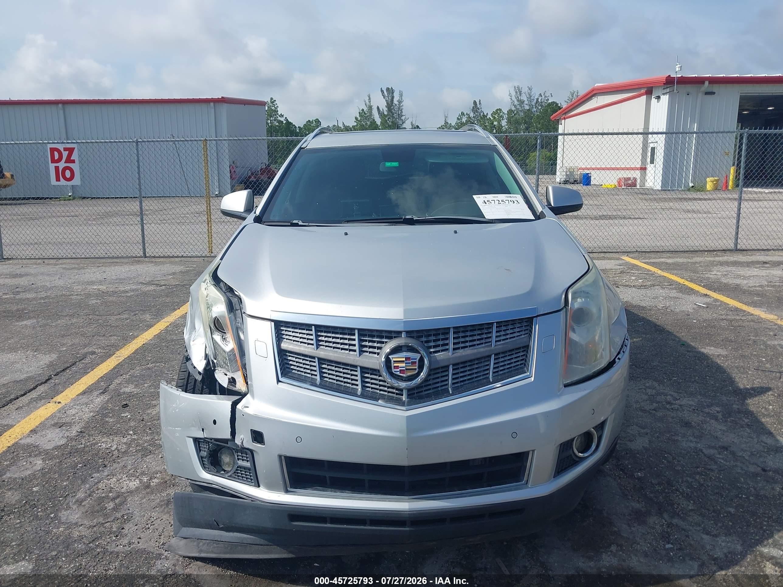 2012 Cadillac Srx Premium Collection Silver vin: 3GYFNCE39CS500598