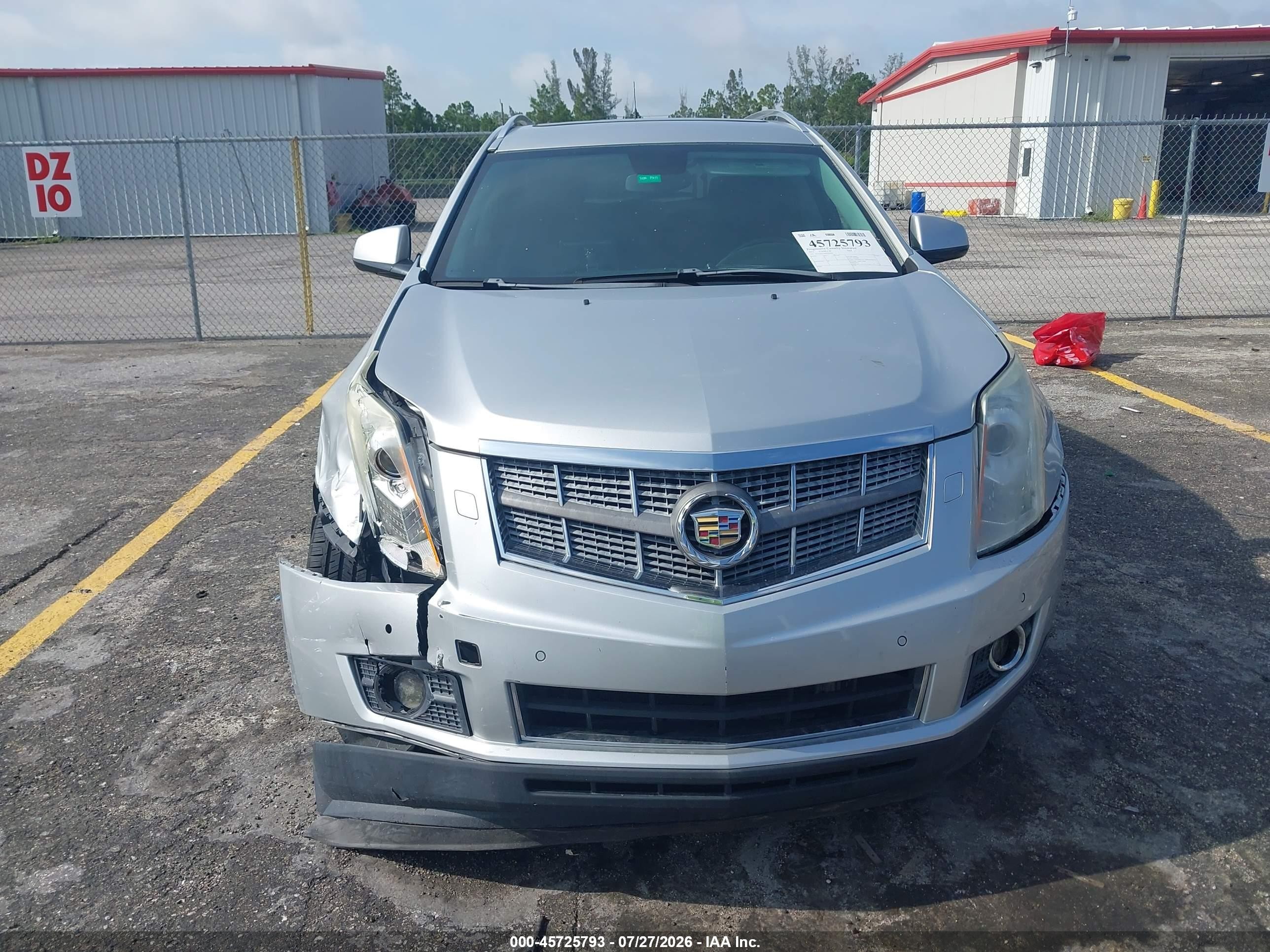 2012 Cadillac Srx Premium Collection Silver vin: 3GYFNCE39CS500598