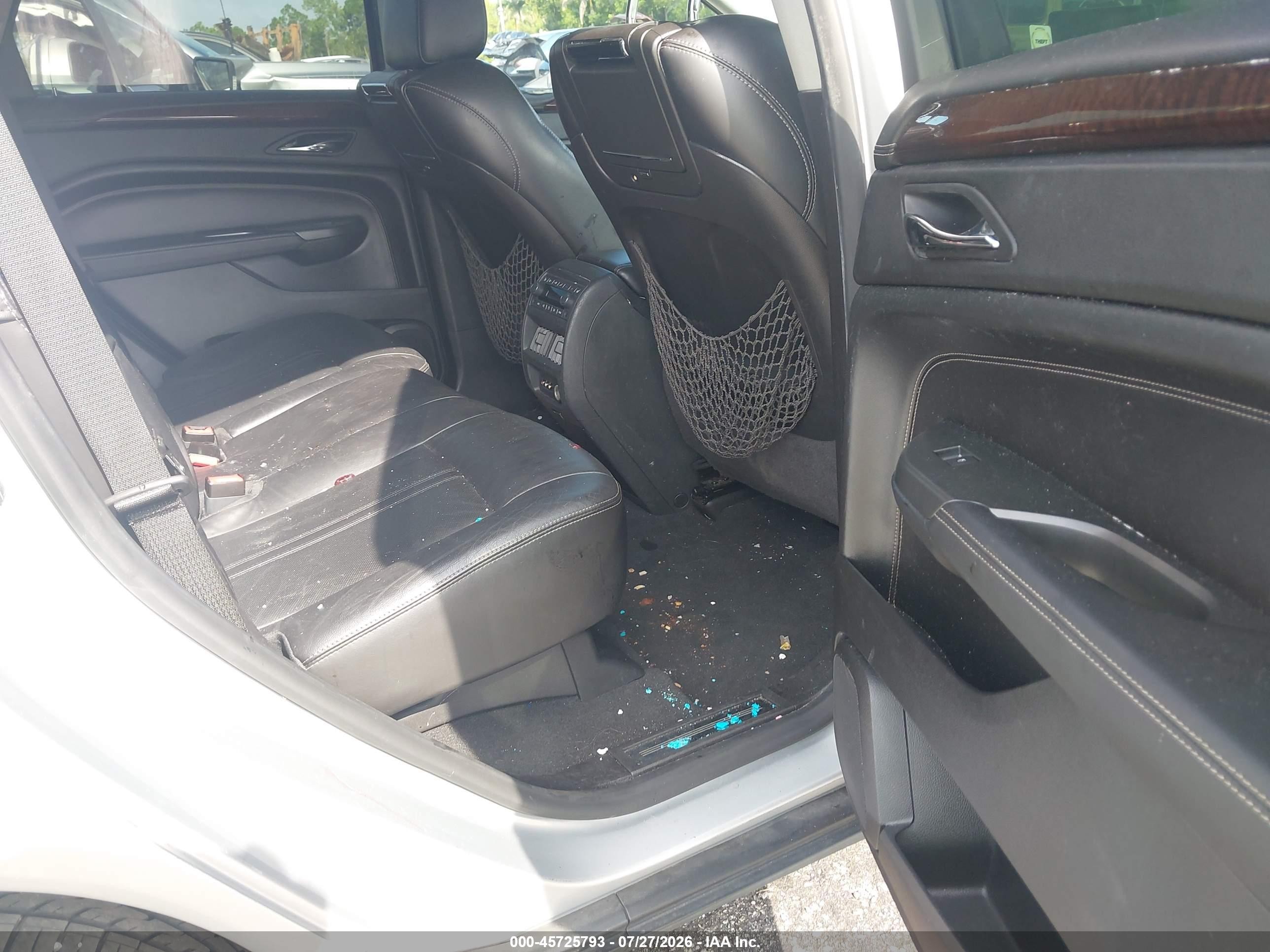 2012 Cadillac Srx Premium Collection Silver vin: 3GYFNCE39CS500598