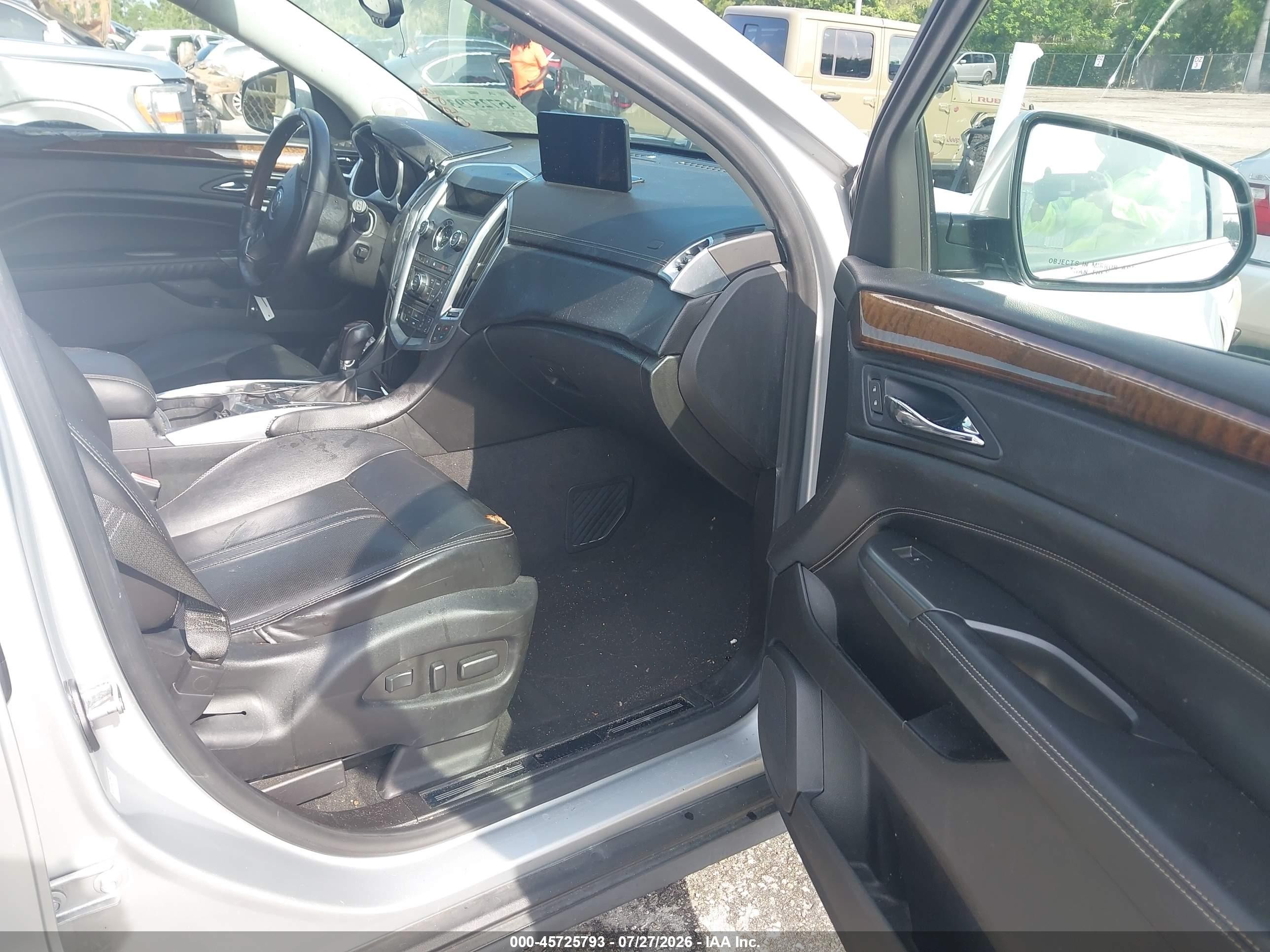 2012 Cadillac Srx Premium Collection Silver vin: 3GYFNCE39CS500598
