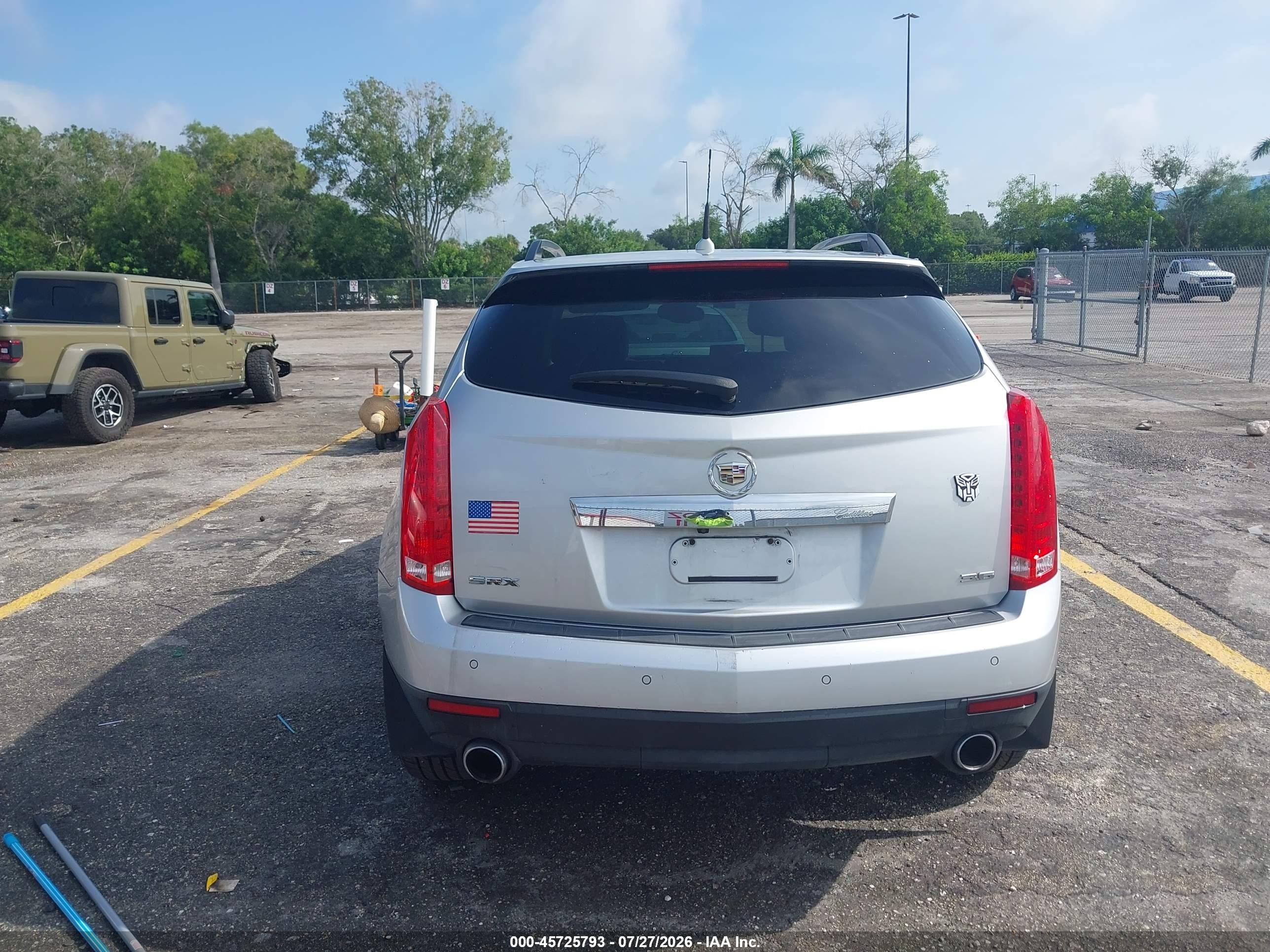 2012 Cadillac Srx Premium Collection Silver vin: 3GYFNCE39CS500598