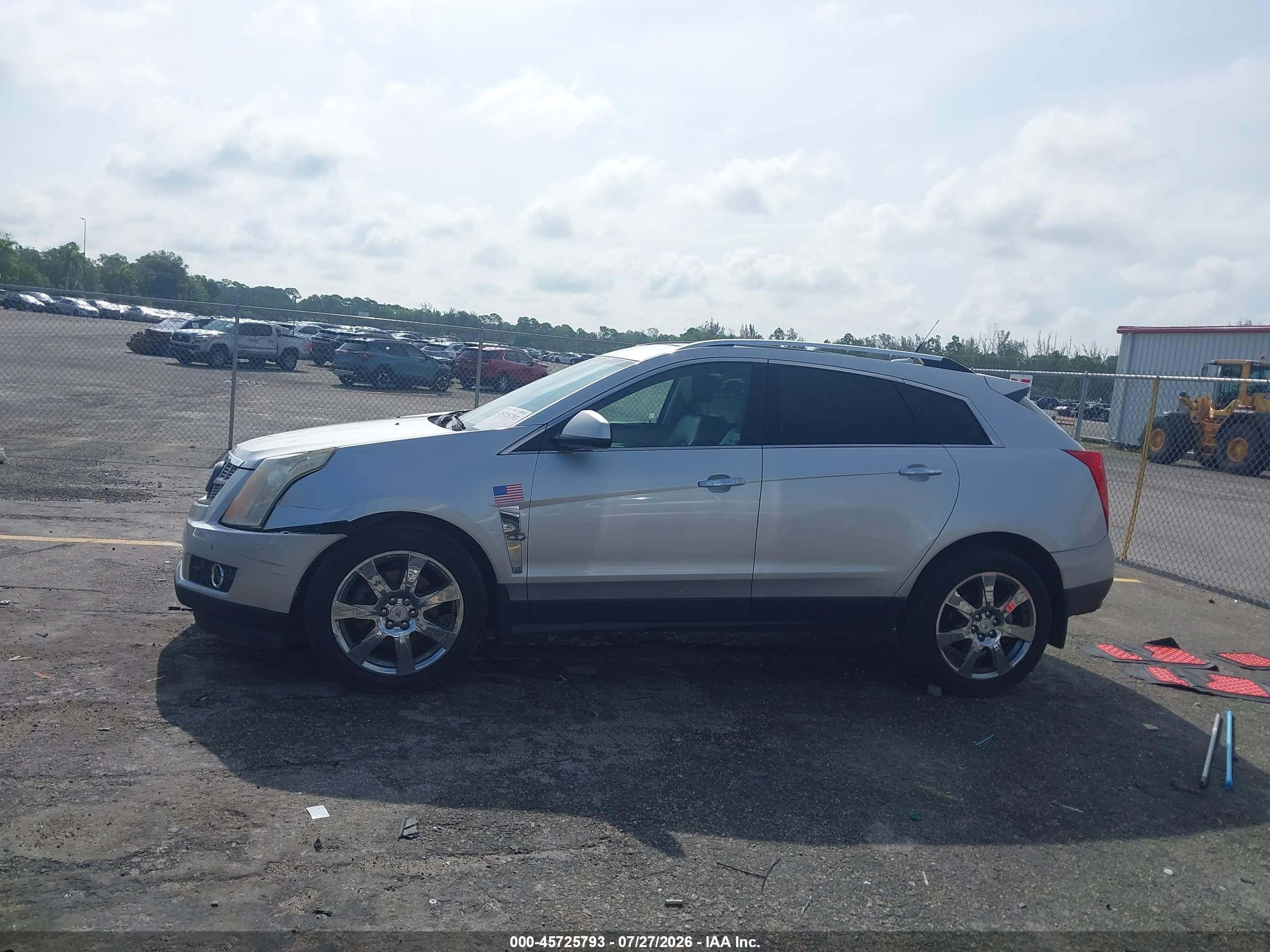 2012 Cadillac Srx Premium Collection Silver vin: 3GYFNCE39CS500598