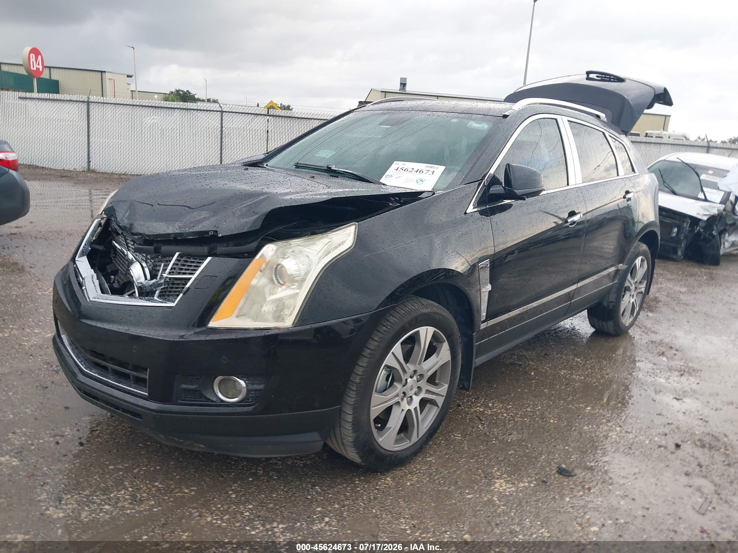 2012 Cadillac Srx Premium Collection Black vin: 3GYFNCE39CS551731