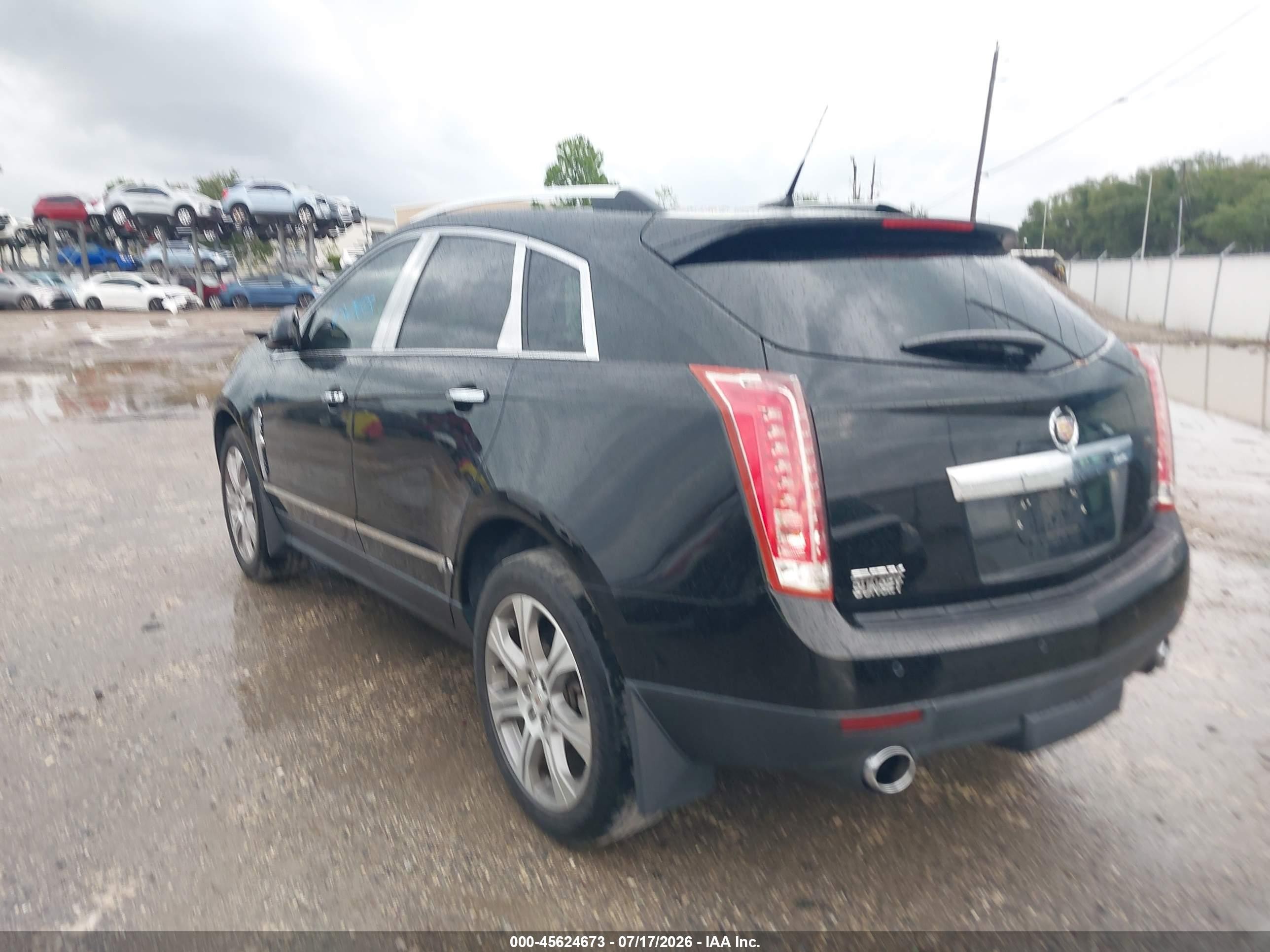 2012 Cadillac Srx Premium Collection Black vin: 3GYFNCE39CS551731