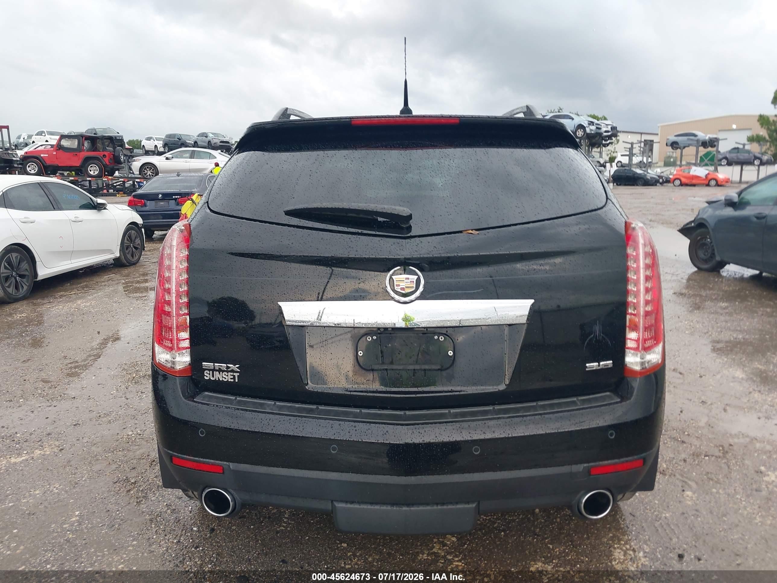 2012 Cadillac Srx Premium Collection Black vin: 3GYFNCE39CS551731