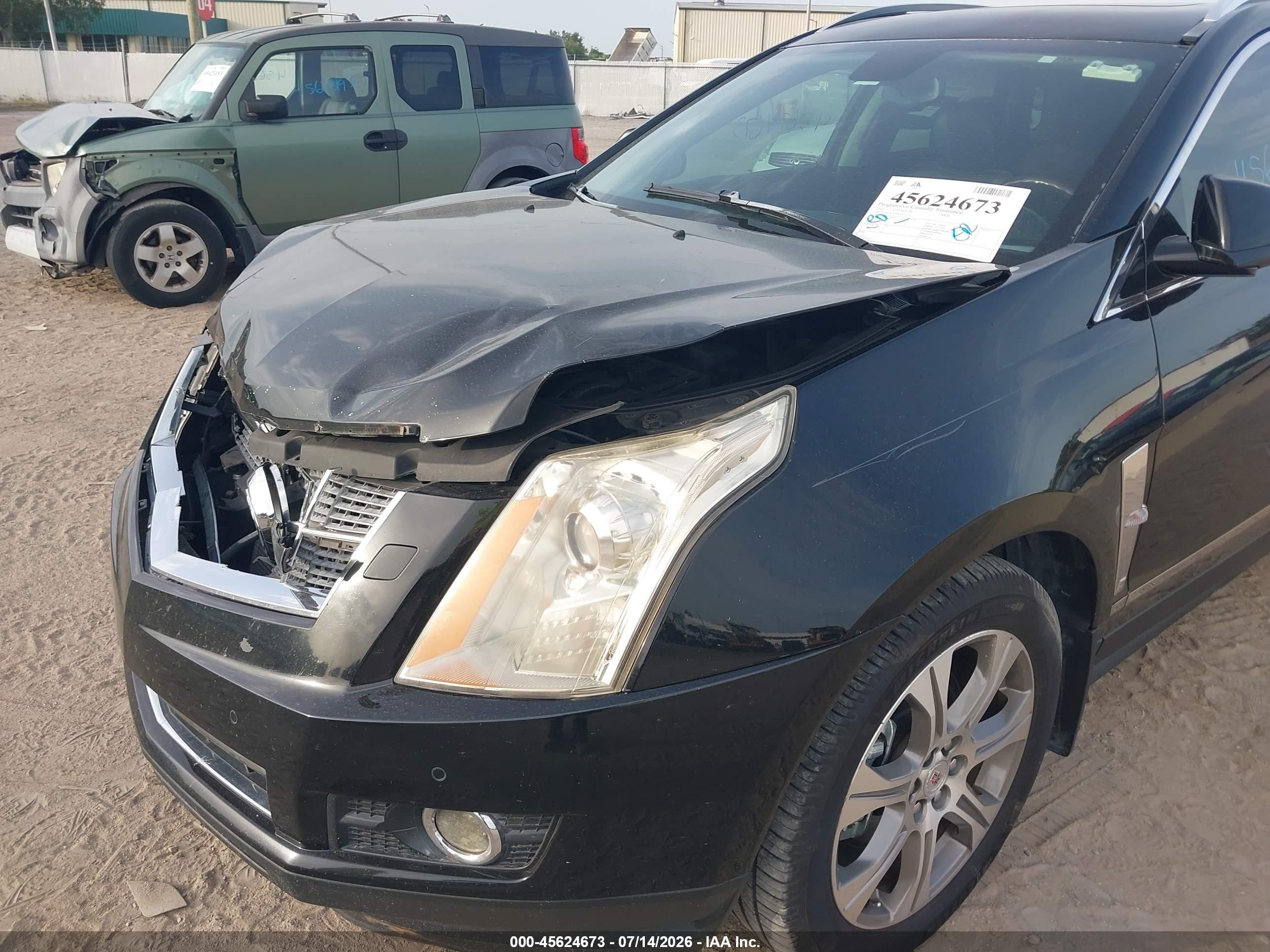 2012 Cadillac Srx Premium Collection Black vin: 3GYFNCE39CS551731