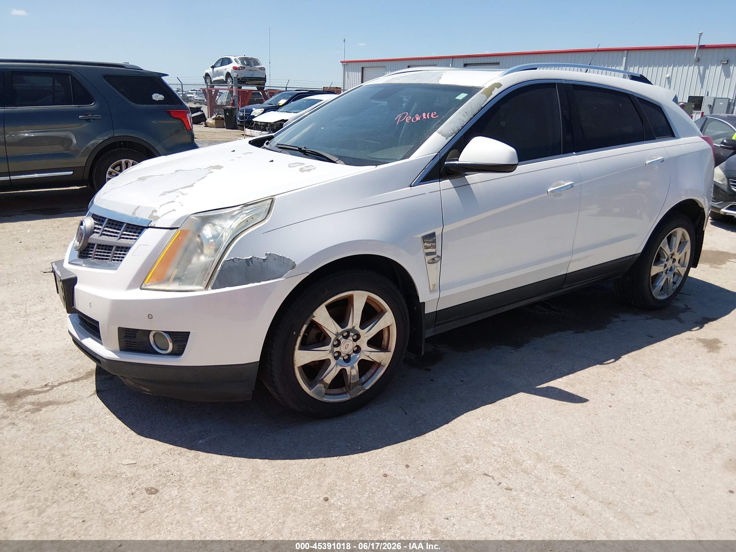 2012 Cadillac Srx Premium Collection Белый vin: 3GYFNCE39CS570635
