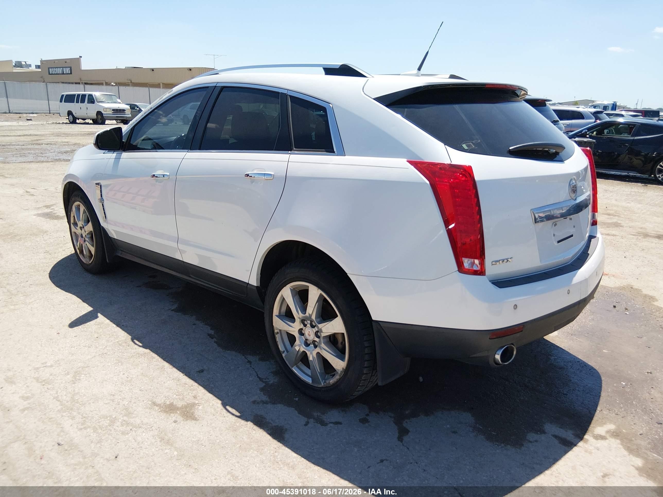 2012 Cadillac Srx Premium Collection Белый vin: 3GYFNCE39CS570635