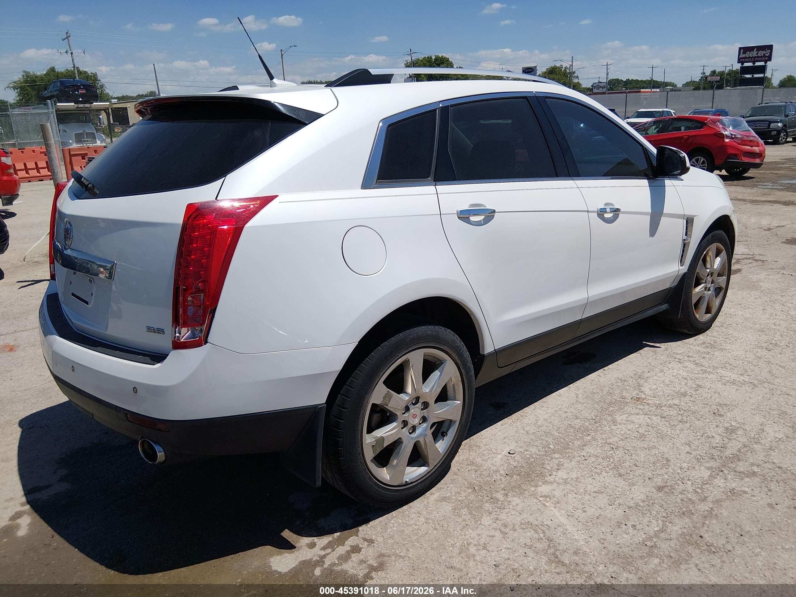 2012 Cadillac Srx Premium Collection Белый vin: 3GYFNCE39CS570635