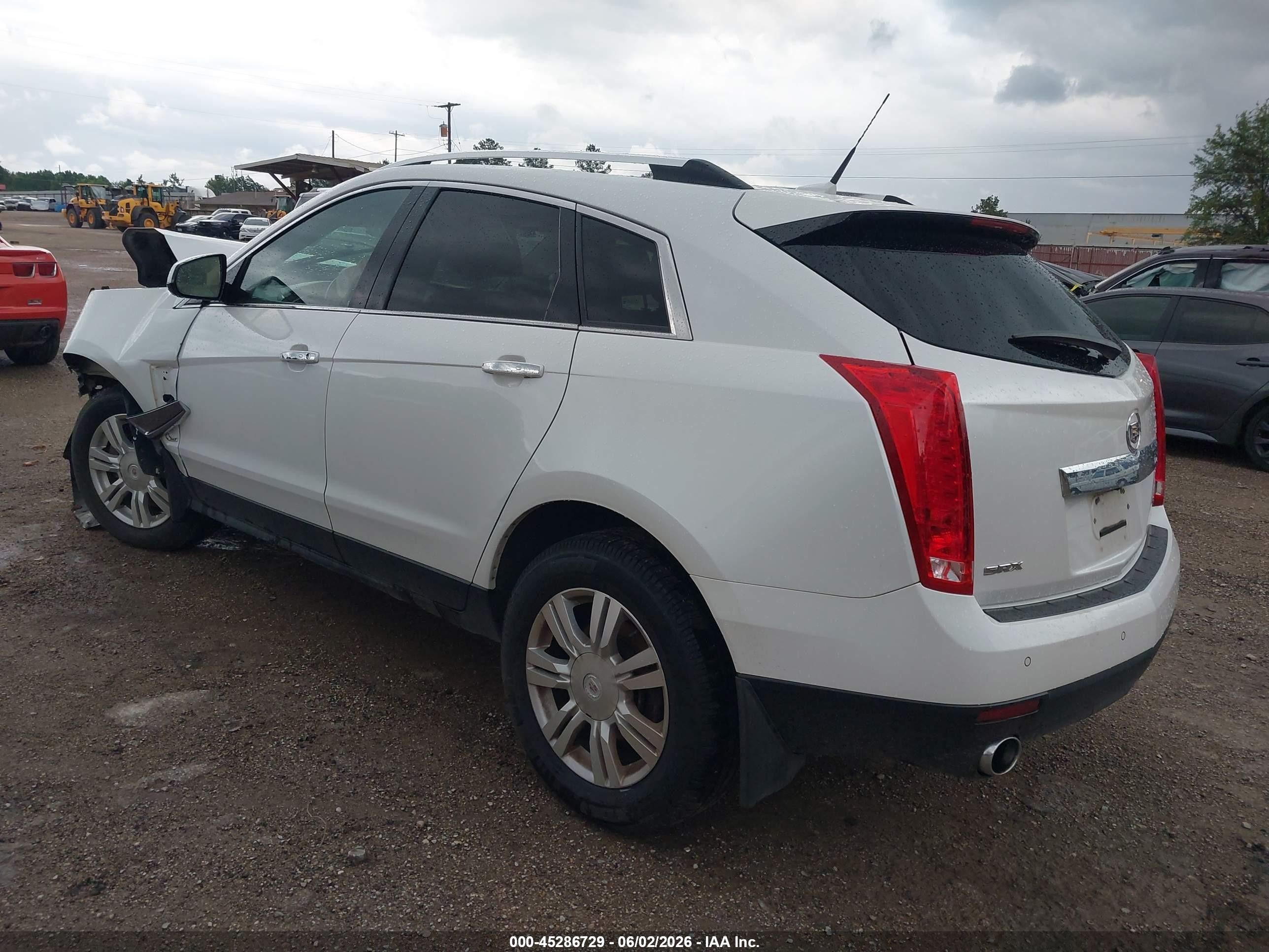 2013 Cadillac Srx Luxury Collection White vin: 3GYFNCE39DS610195