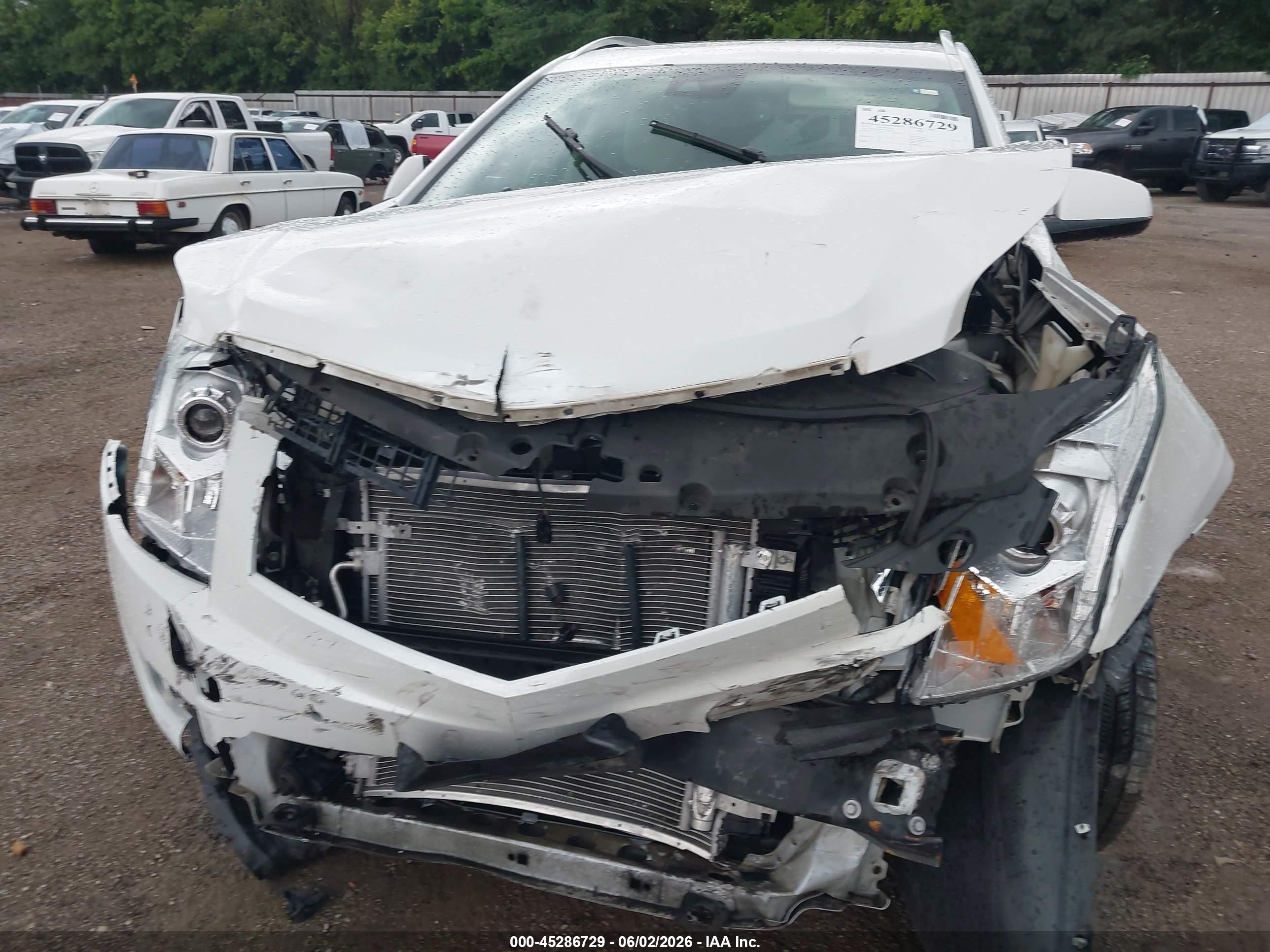 2013 Cadillac Srx Luxury Collection White vin: 3GYFNCE39DS610195