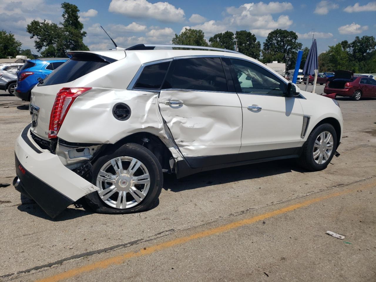 2013 Cadillac Srx Luxury Collection White vin: 3GYFNCE39DS630463