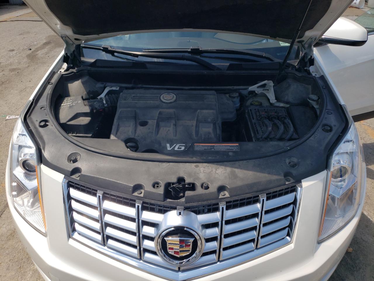 2013 Cadillac Srx Luxury Collection White vin: 3GYFNCE39DS630463