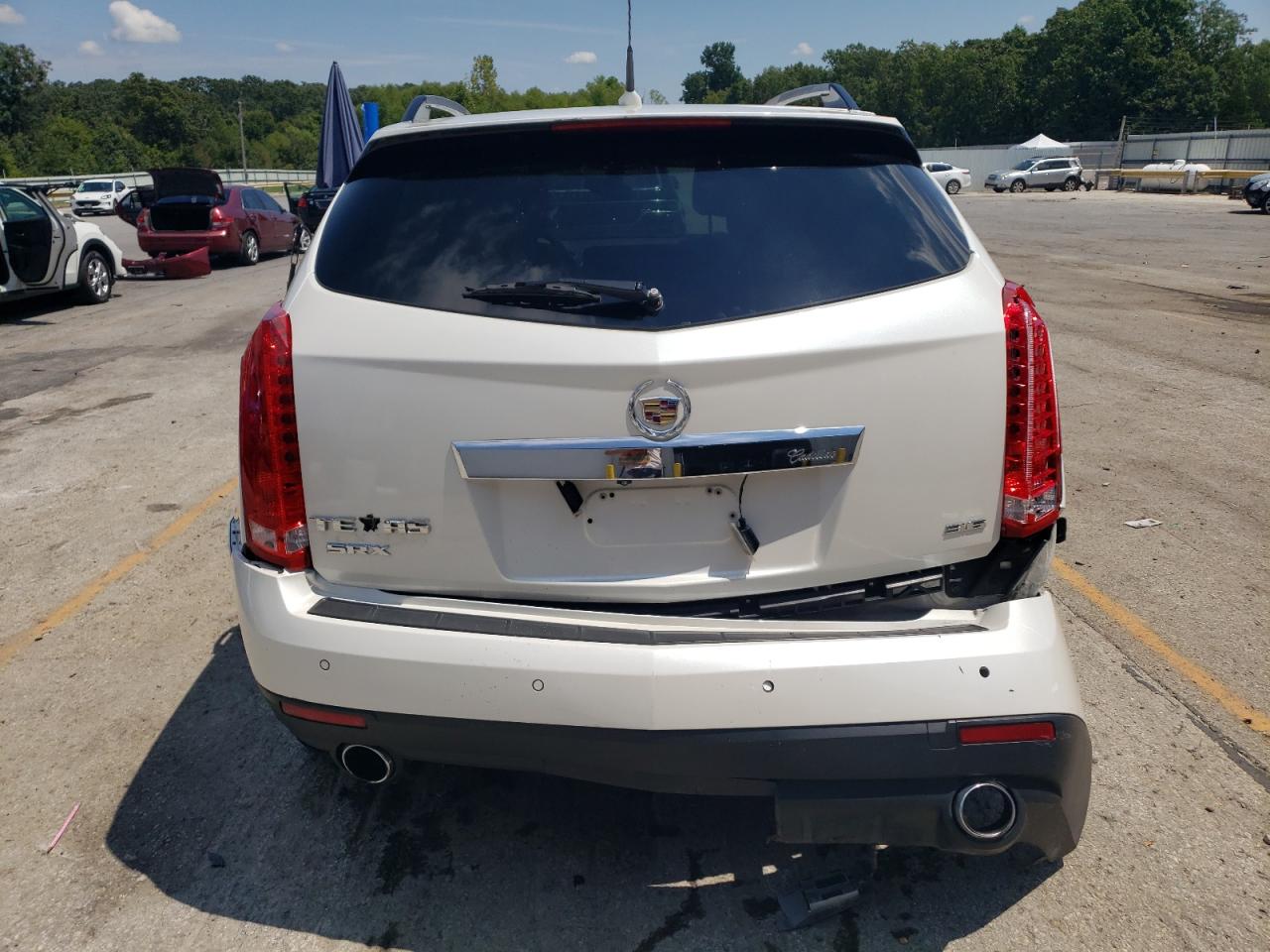 2013 Cadillac Srx Luxury Collection White vin: 3GYFNCE39DS630463