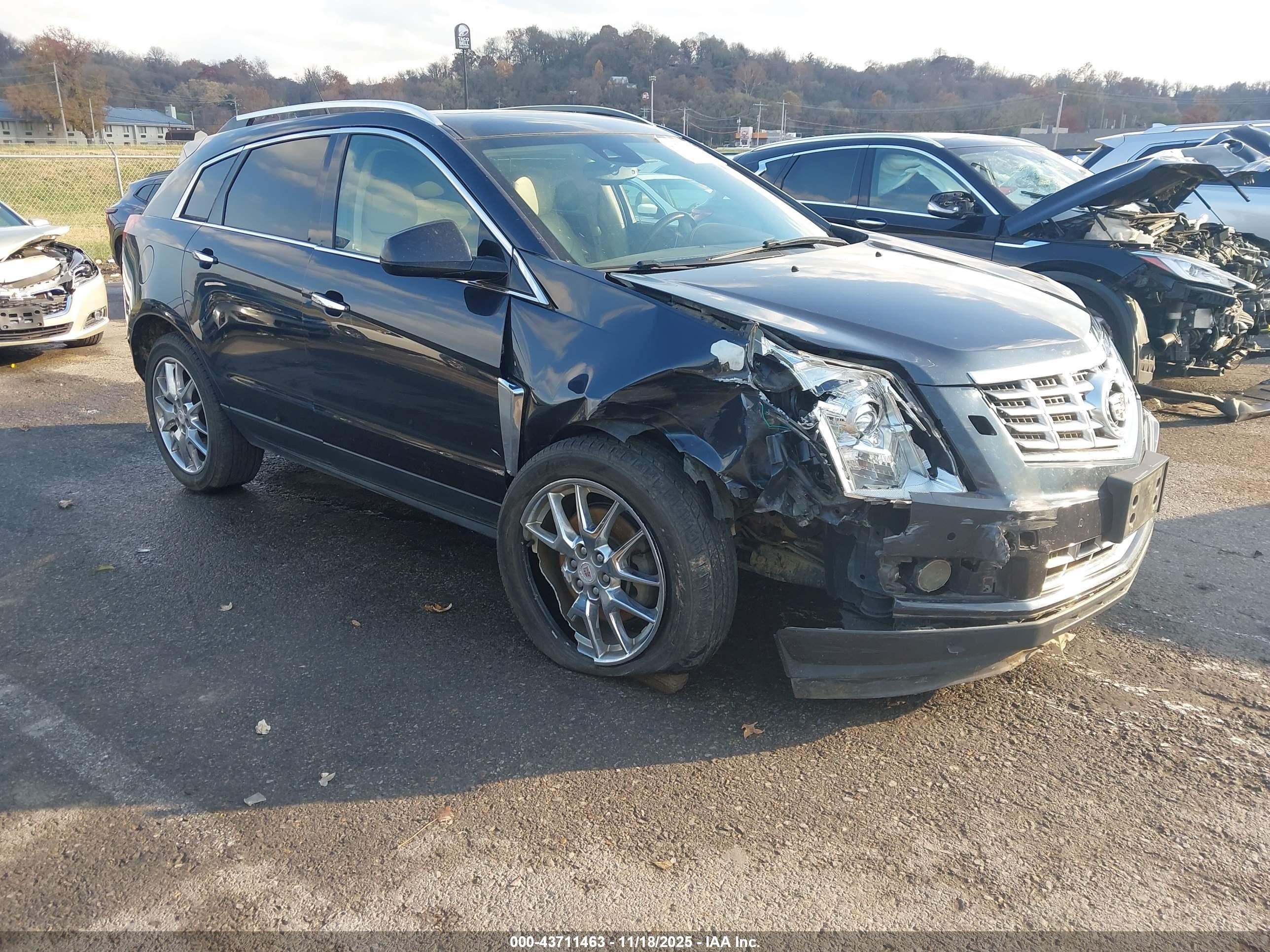 2014 Cadillac Srx Performance Collection Blue vin: 3GYFNCE39ES569603