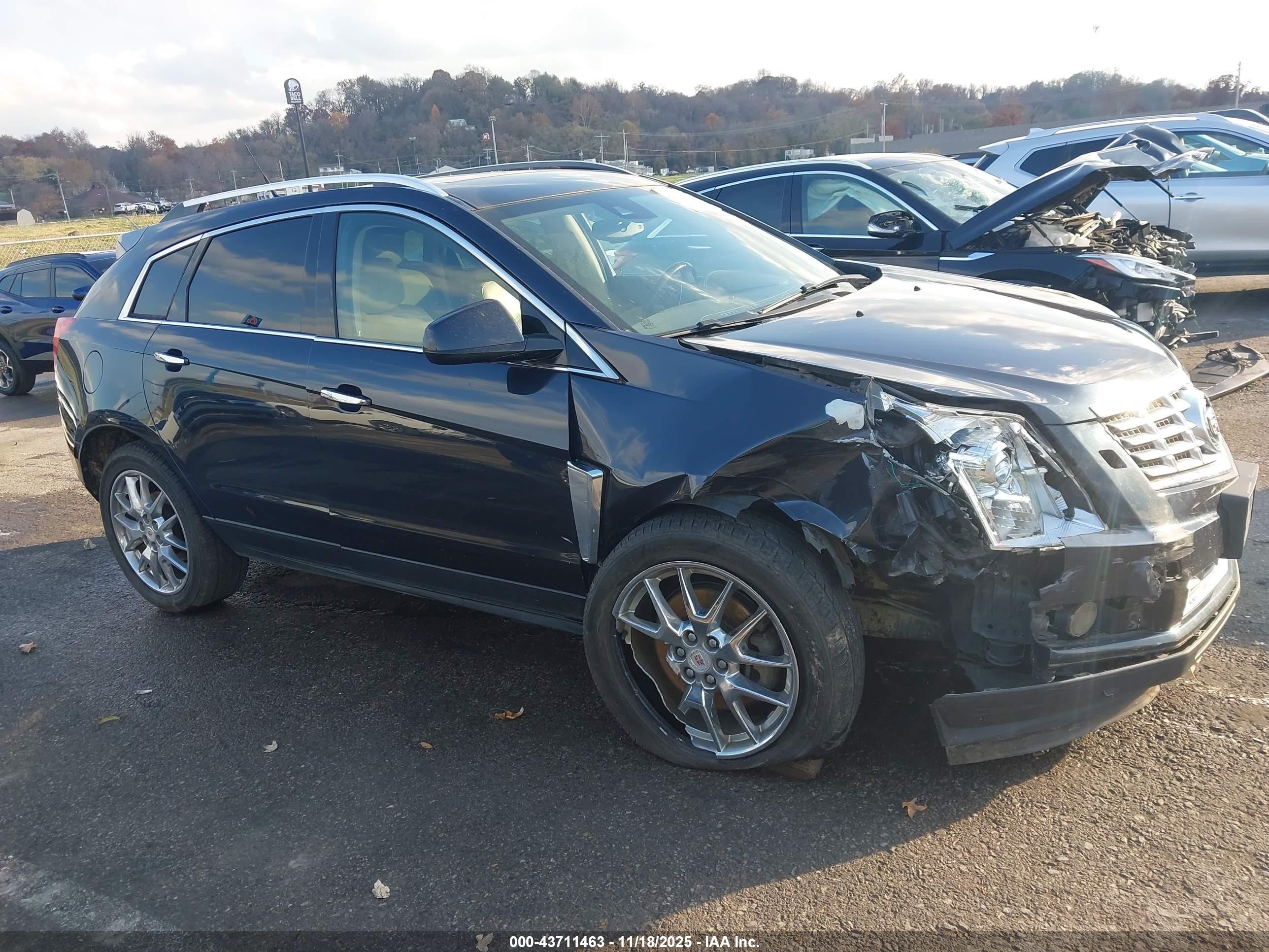 2014 Cadillac Srx Performance Collection Blue vin: 3GYFNCE39ES569603