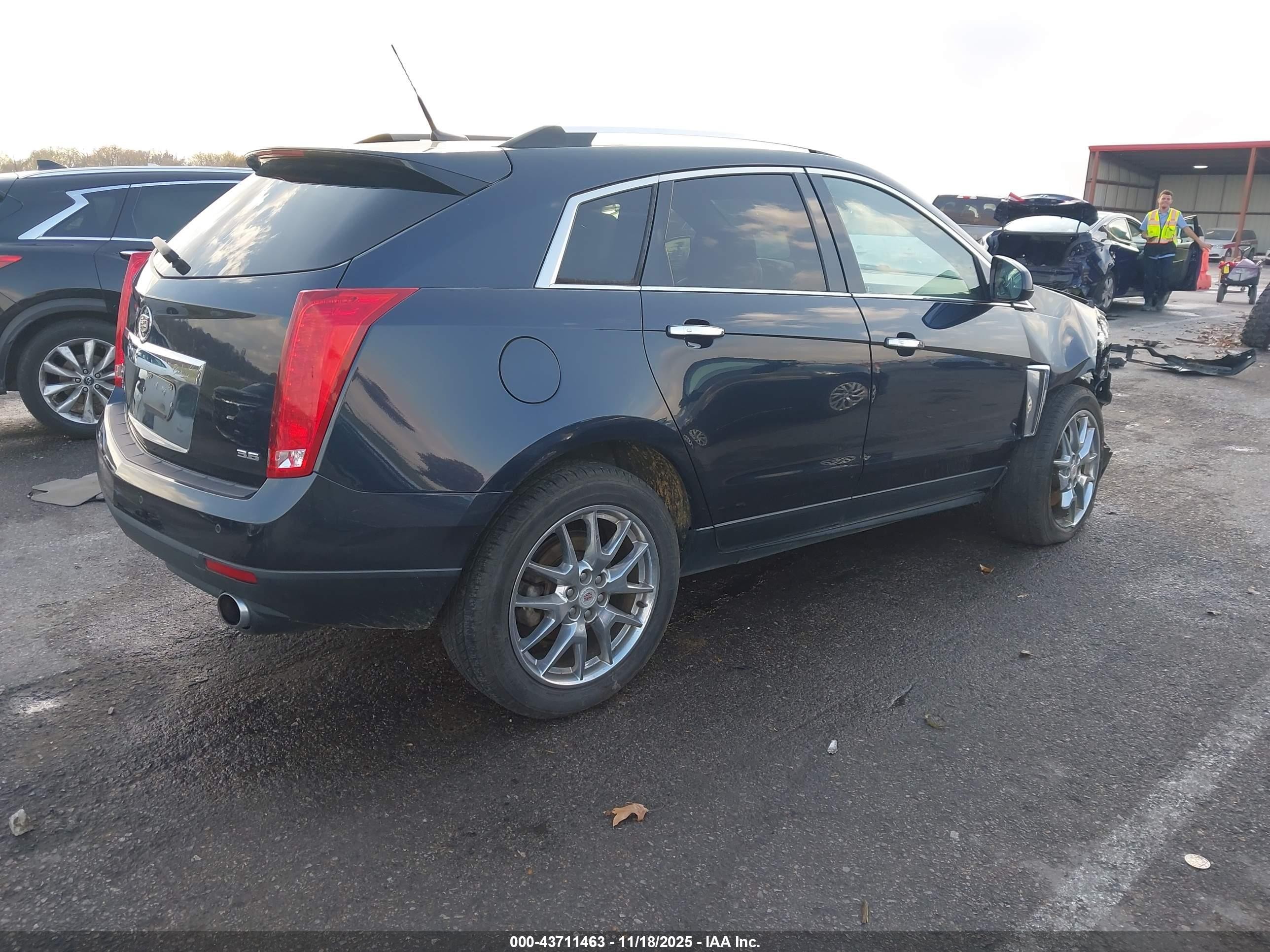 2014 Cadillac Srx Performance Collection Blue vin: 3GYFNCE39ES569603