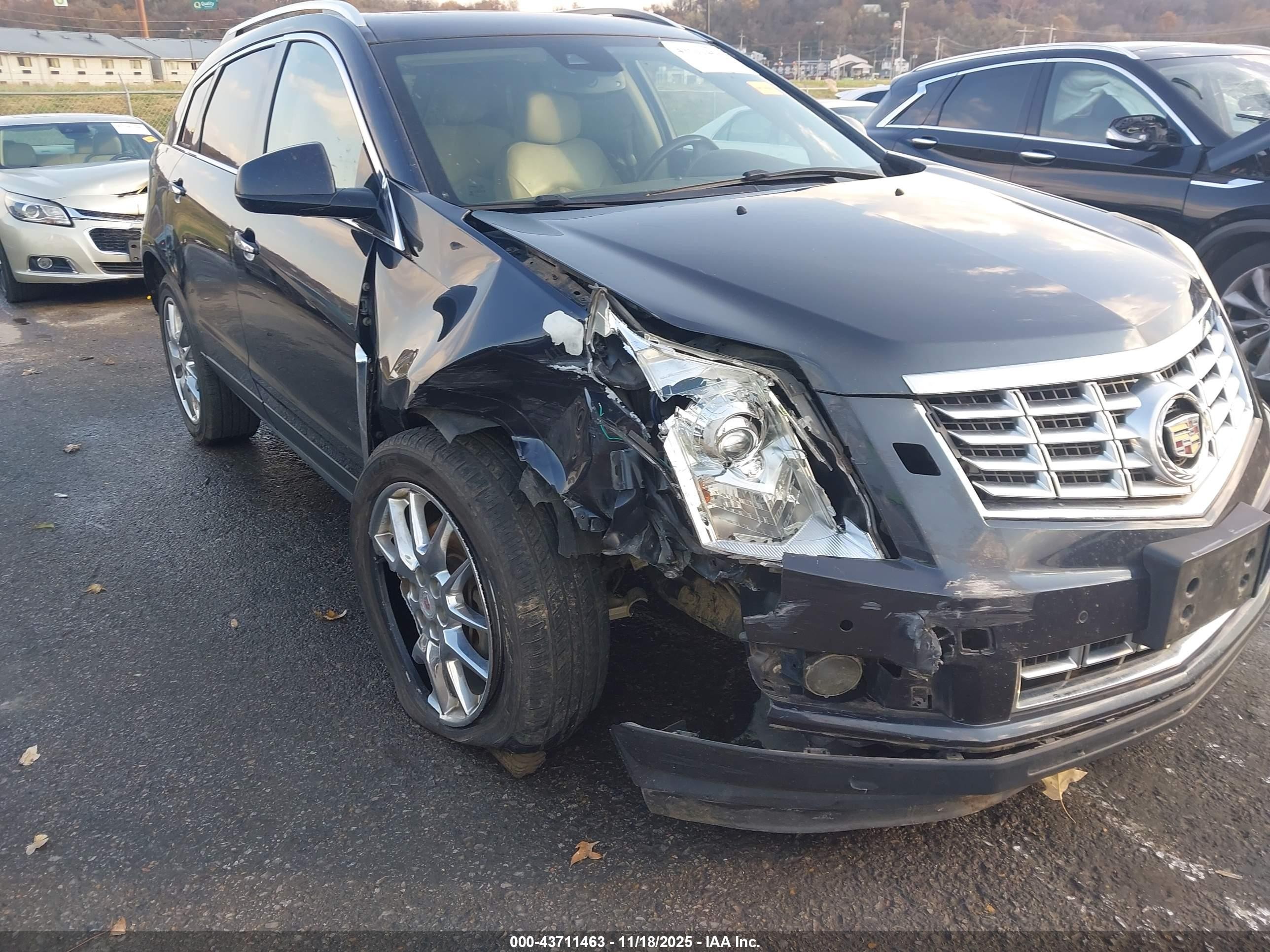 2014 Cadillac Srx Performance Collection Blue vin: 3GYFNCE39ES569603