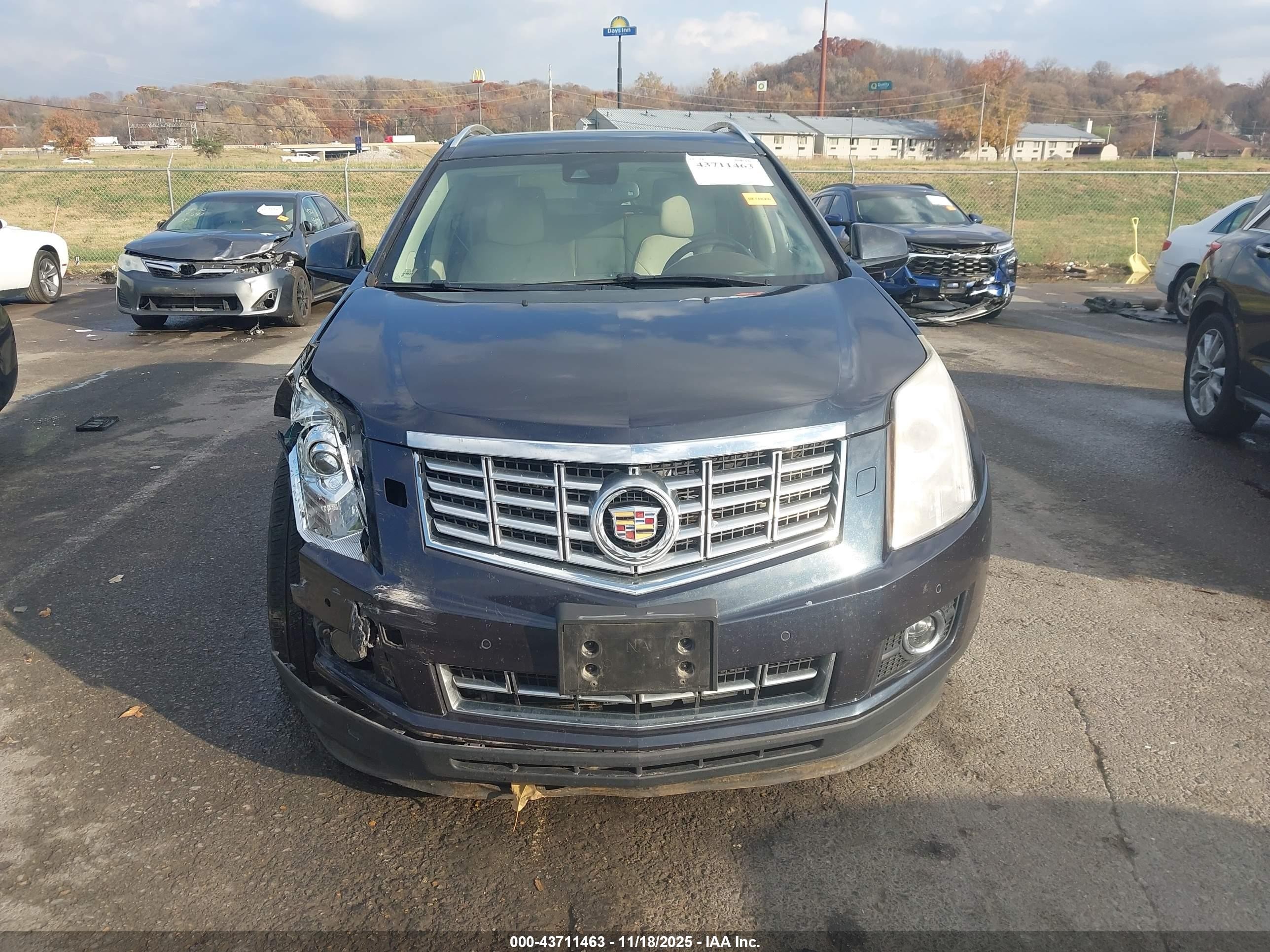 2014 Cadillac Srx Performance Collection Blue vin: 3GYFNCE39ES569603