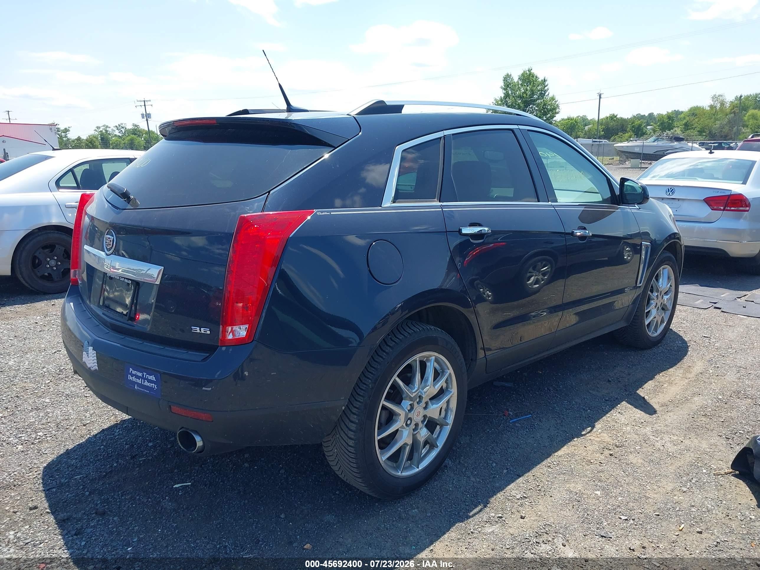 2014 Cadillac Srx Performance Collection Dark Blue vin: 3GYFNCE39ES586286