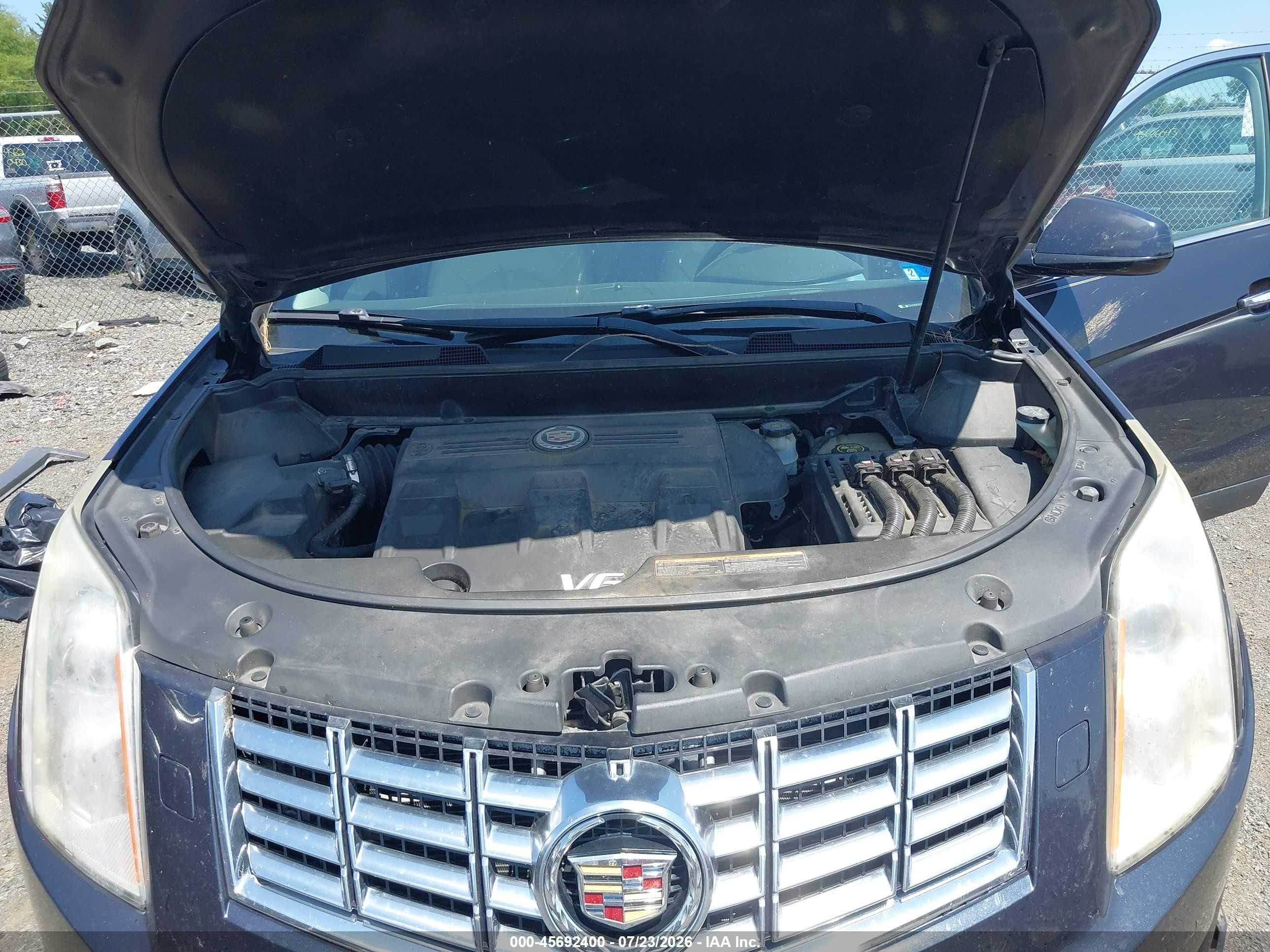 2014 Cadillac Srx Performance Collection Dark Blue vin: 3GYFNCE39ES586286