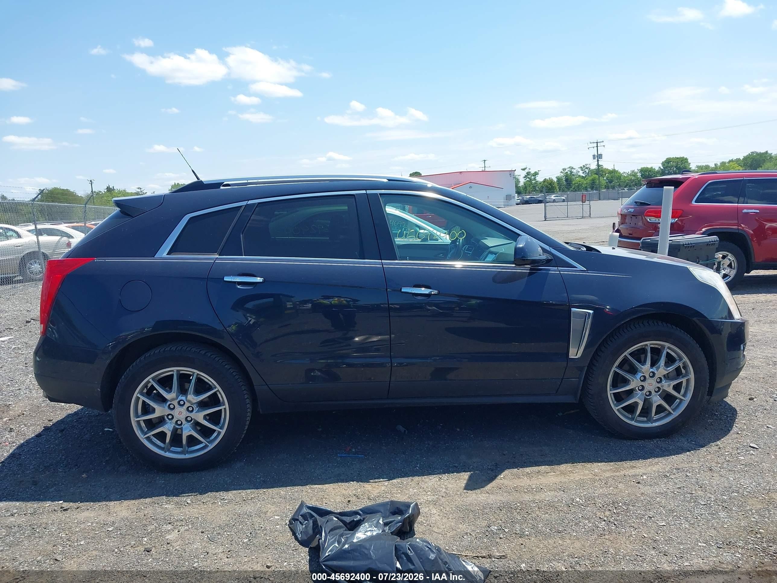 2014 Cadillac Srx Performance Collection Dark Blue vin: 3GYFNCE39ES586286