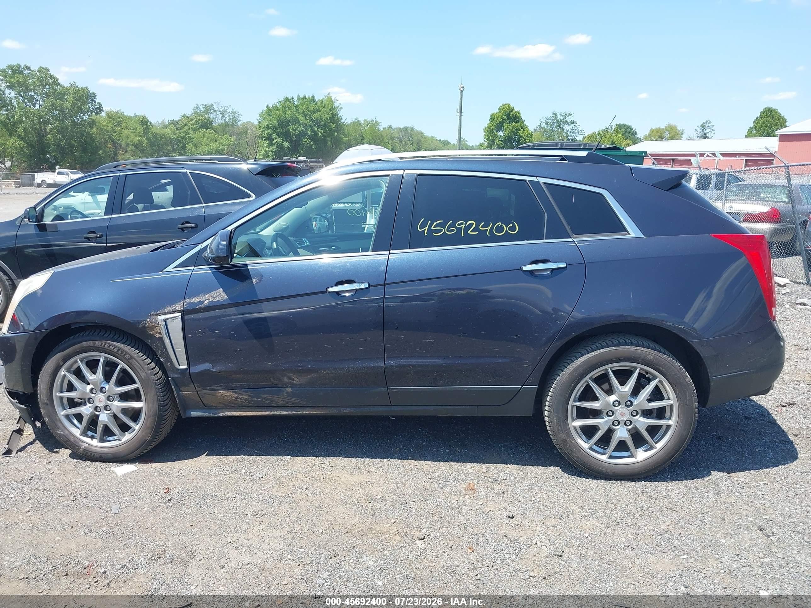 2014 Cadillac Srx Performance Collection Dark Blue vin: 3GYFNCE39ES586286