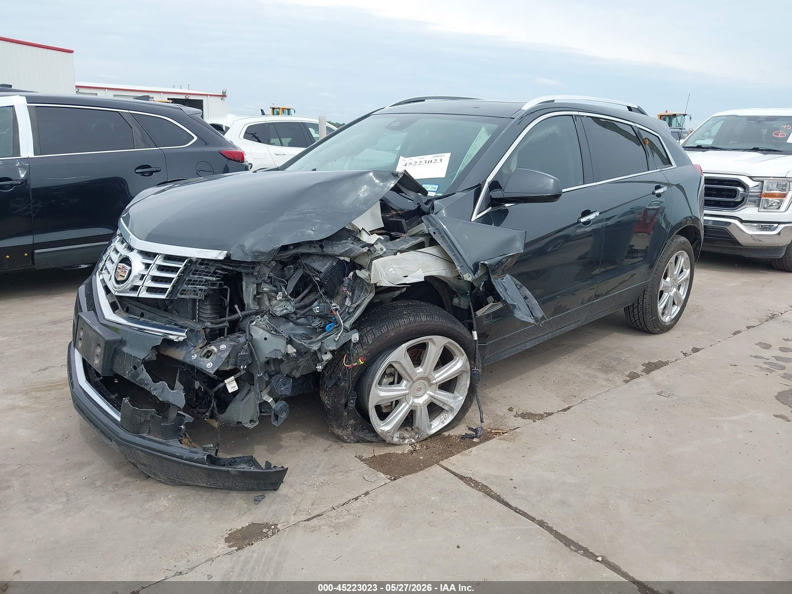 2014 Cadillac Srx Performance Collection Black vin: 3GYFNCE39ES658930