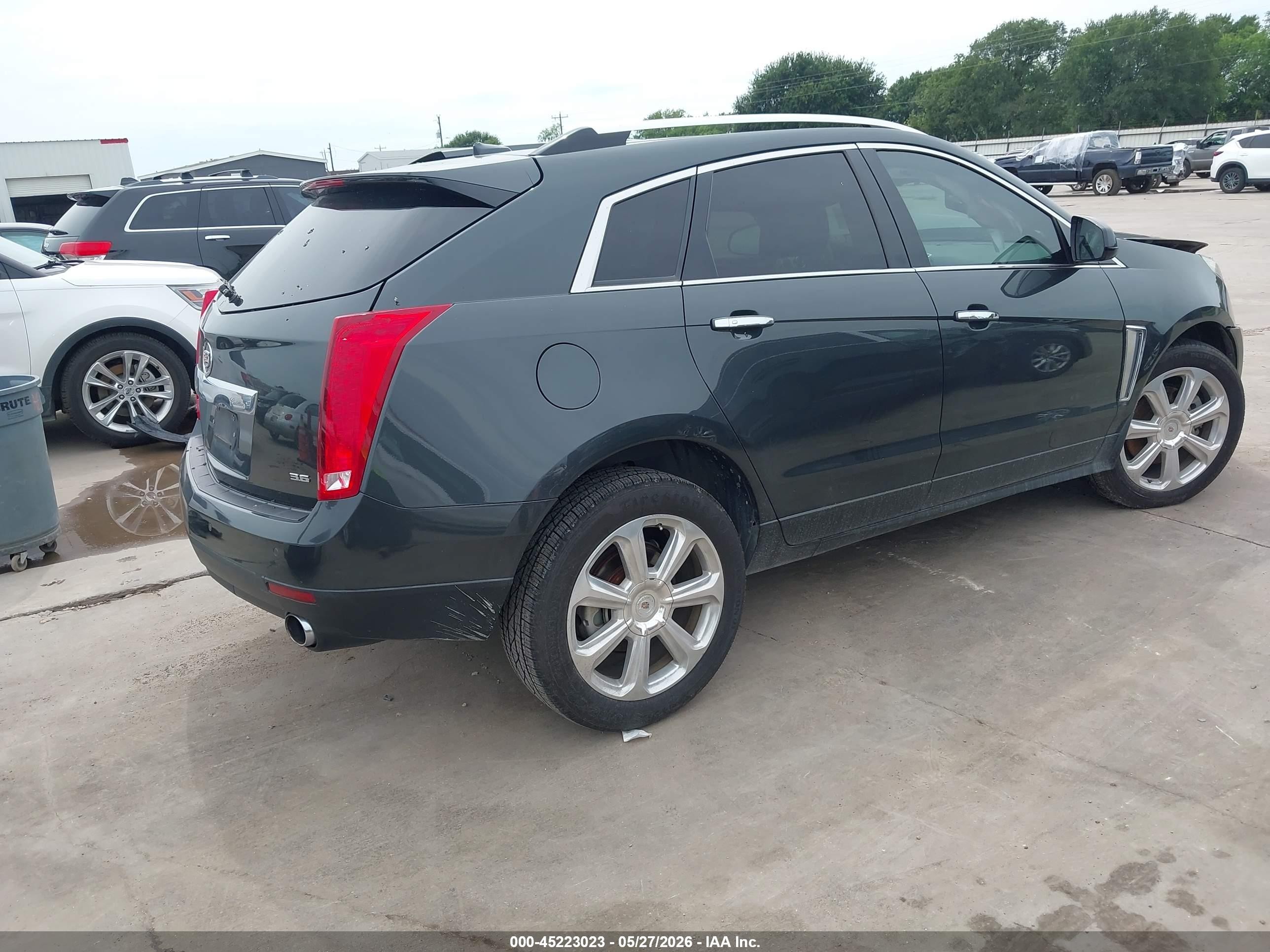 2014 Cadillac Srx Performance Collection Black vin: 3GYFNCE39ES658930