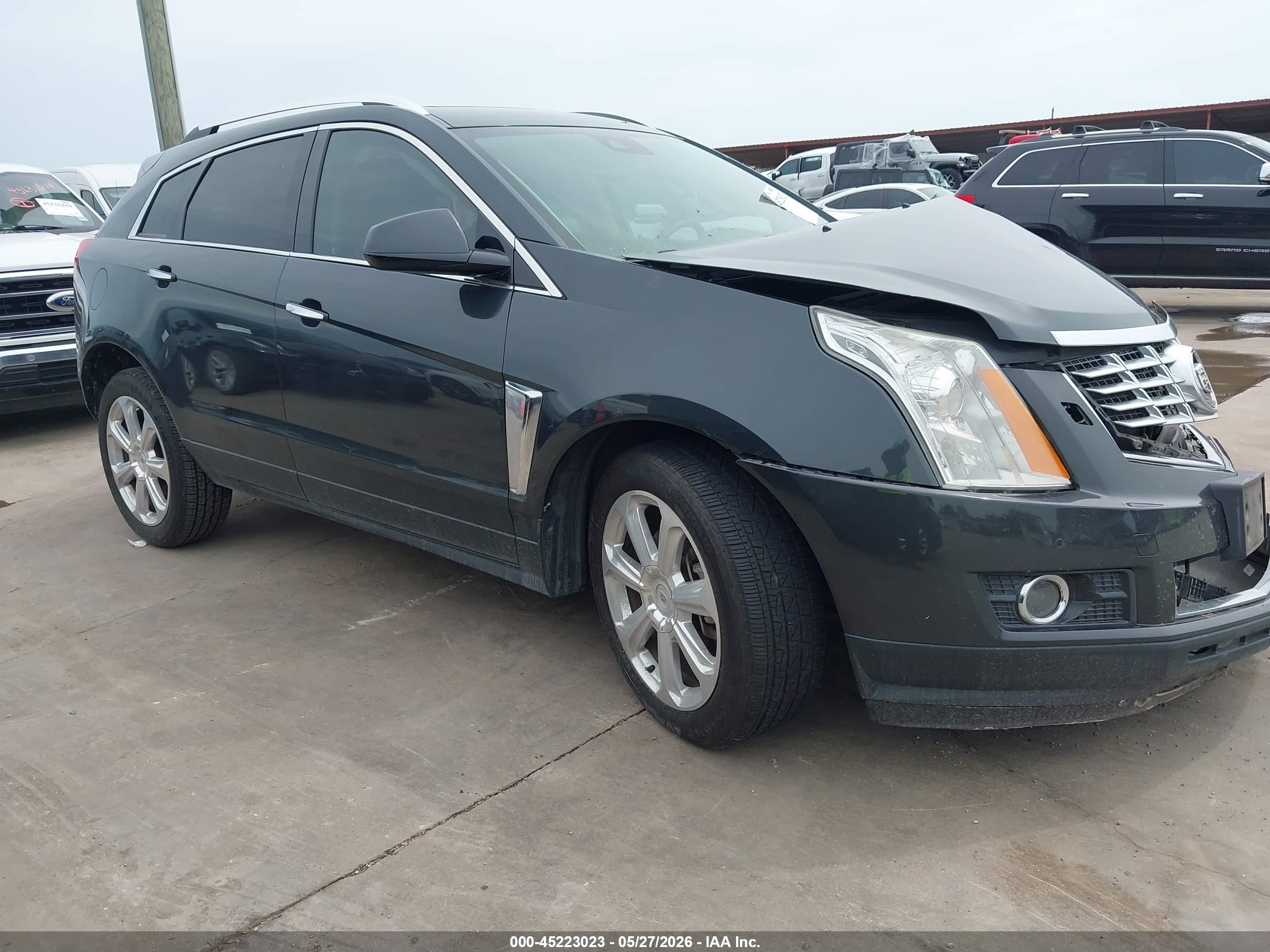 2014 Cadillac Srx Performance Collection Black vin: 3GYFNCE39ES658930