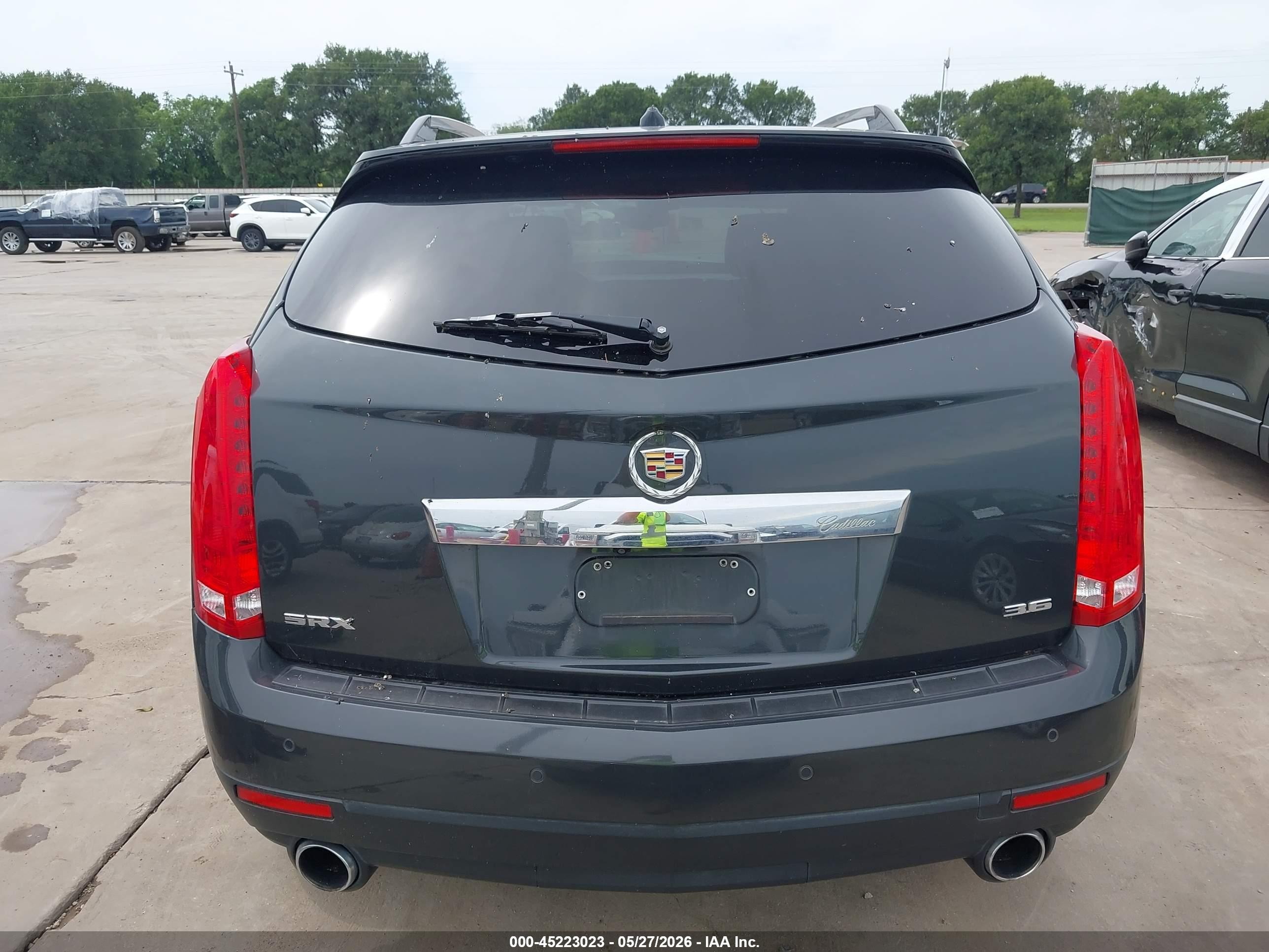2014 Cadillac Srx Performance Collection Black vin: 3GYFNCE39ES658930