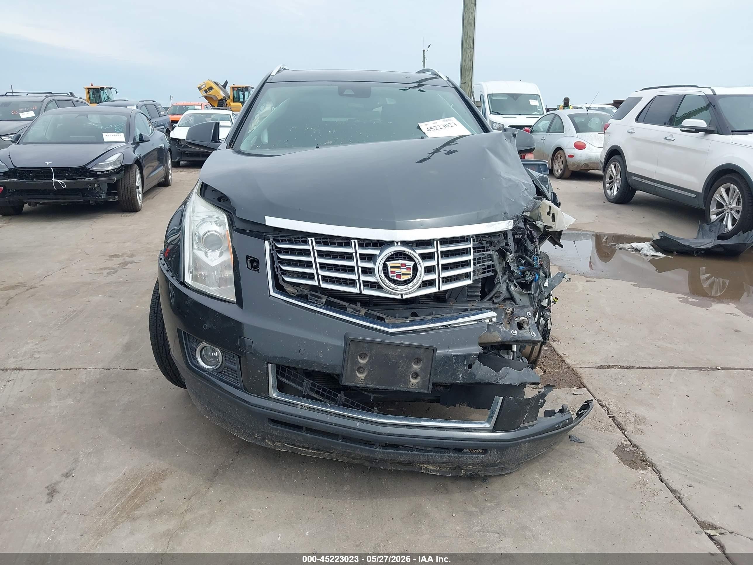2014 Cadillac Srx Performance Collection Black vin: 3GYFNCE39ES658930