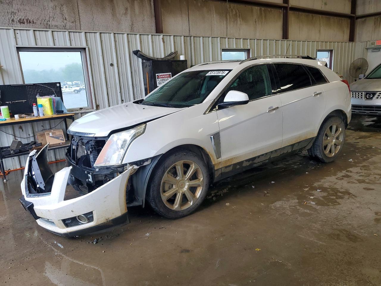 2015 Cadillac Srx Performance Collection Белый vin: 3GYFNCE39FS586659