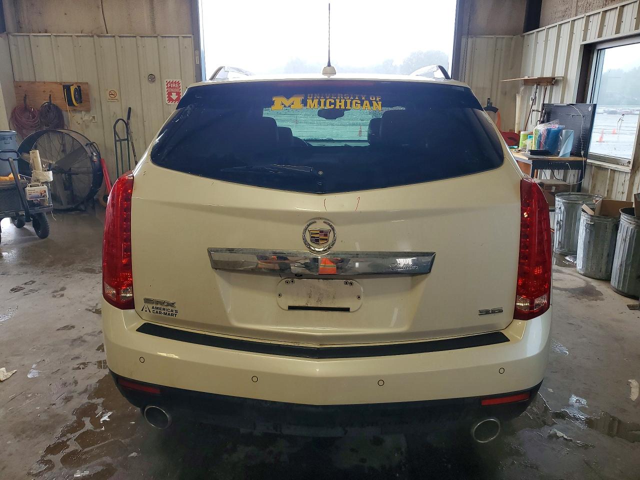 2015 Cadillac Srx Performance Collection White vin: 3GYFNCE39FS586659