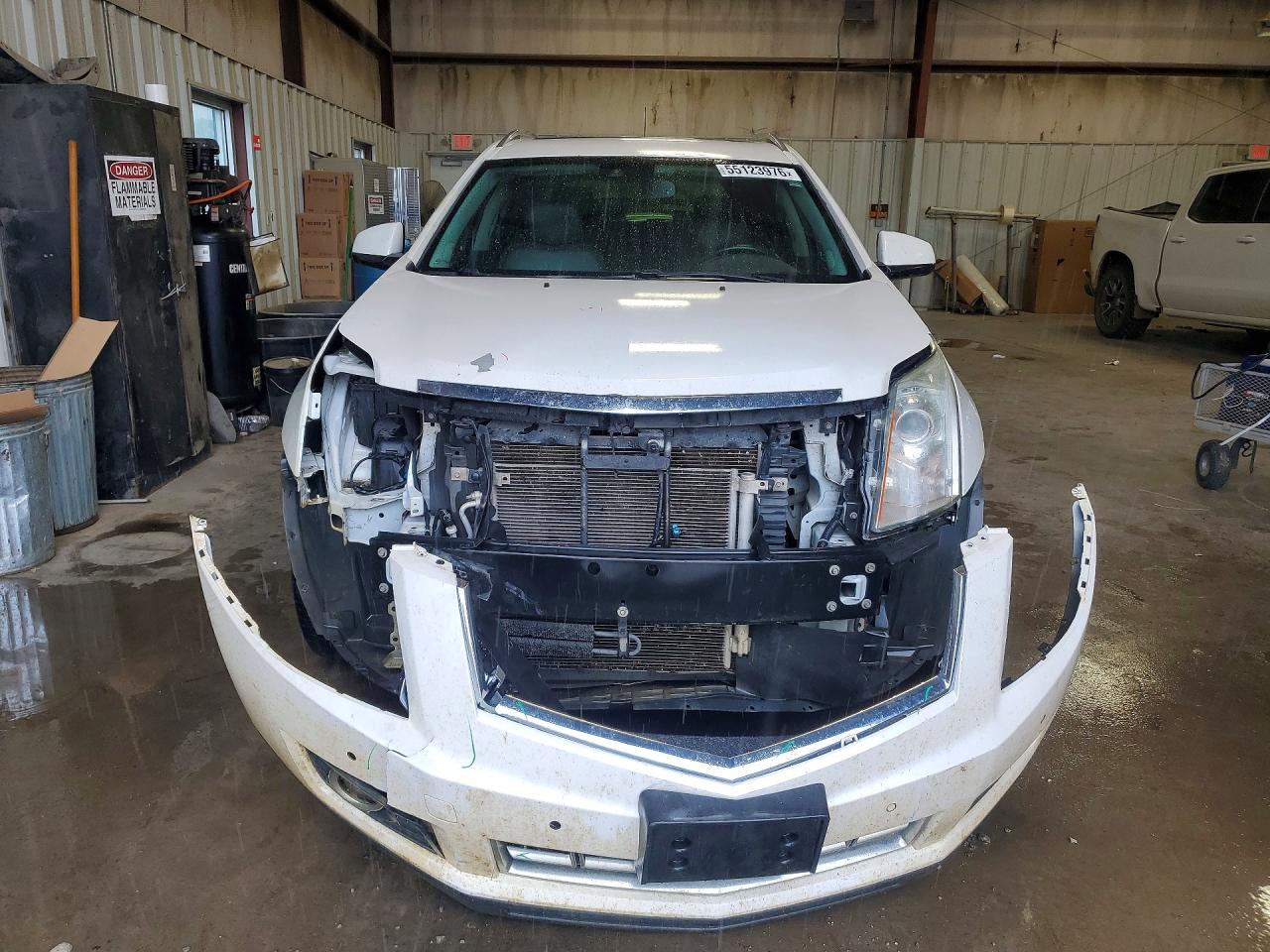 2015 Cadillac Srx Performance Collection White vin: 3GYFNCE39FS586659