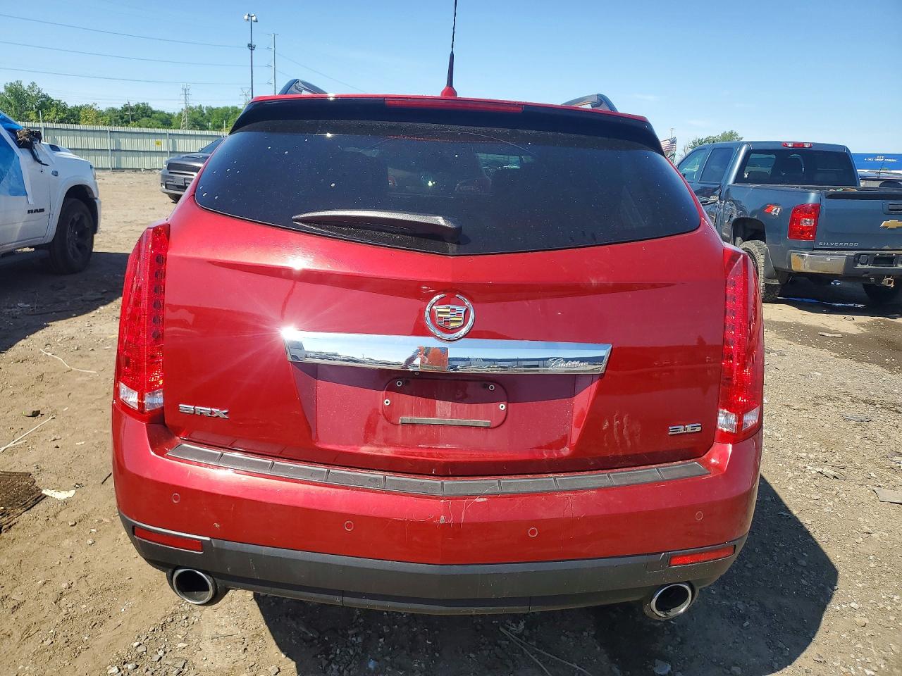 2013 Cadillac Srx Luxury Collection Red vin: 3GYFNCE3XDS596260