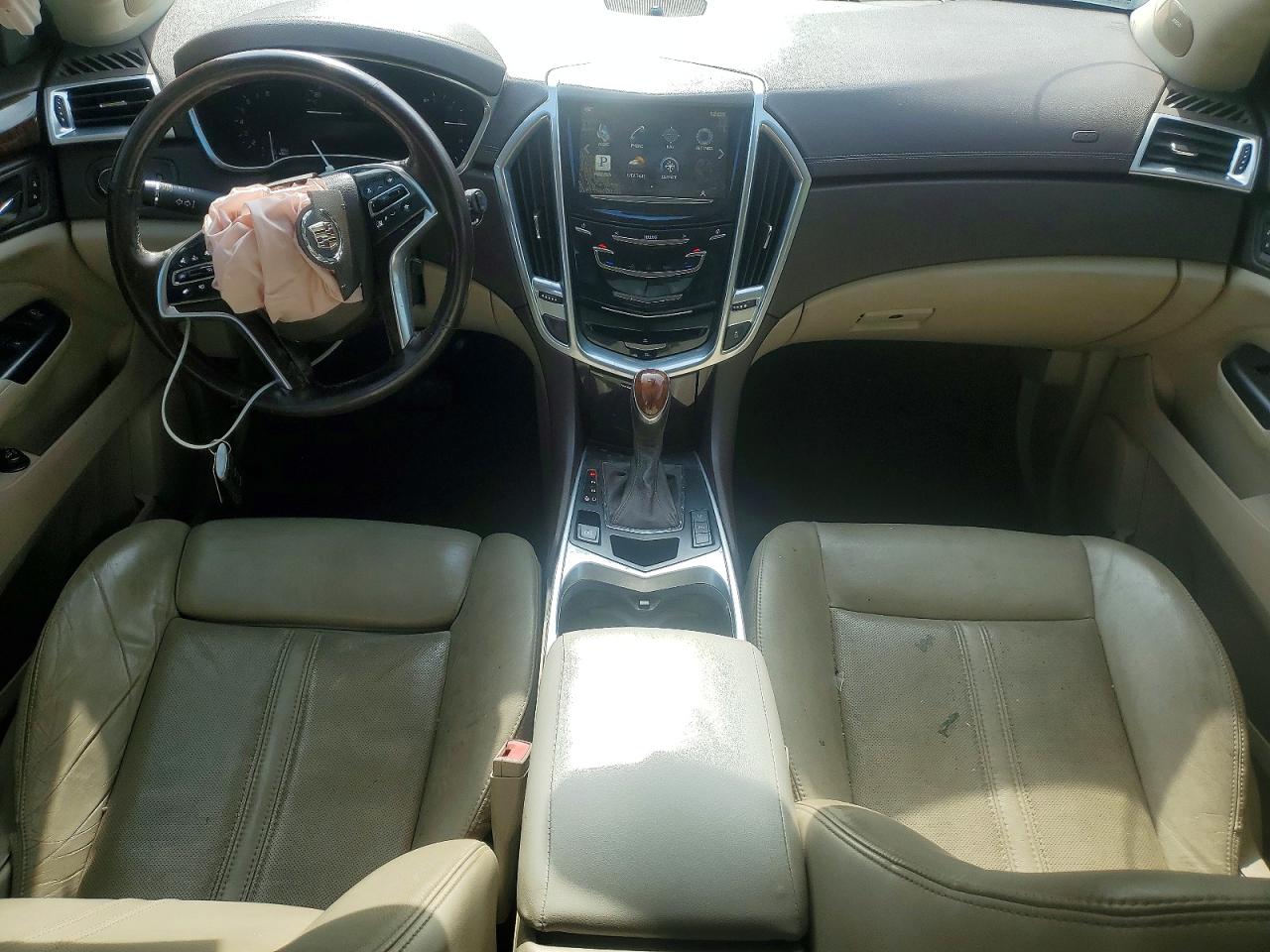 2013 Cadillac Srx Luxury Collection White vin: 3GYFNCE3XDS597568