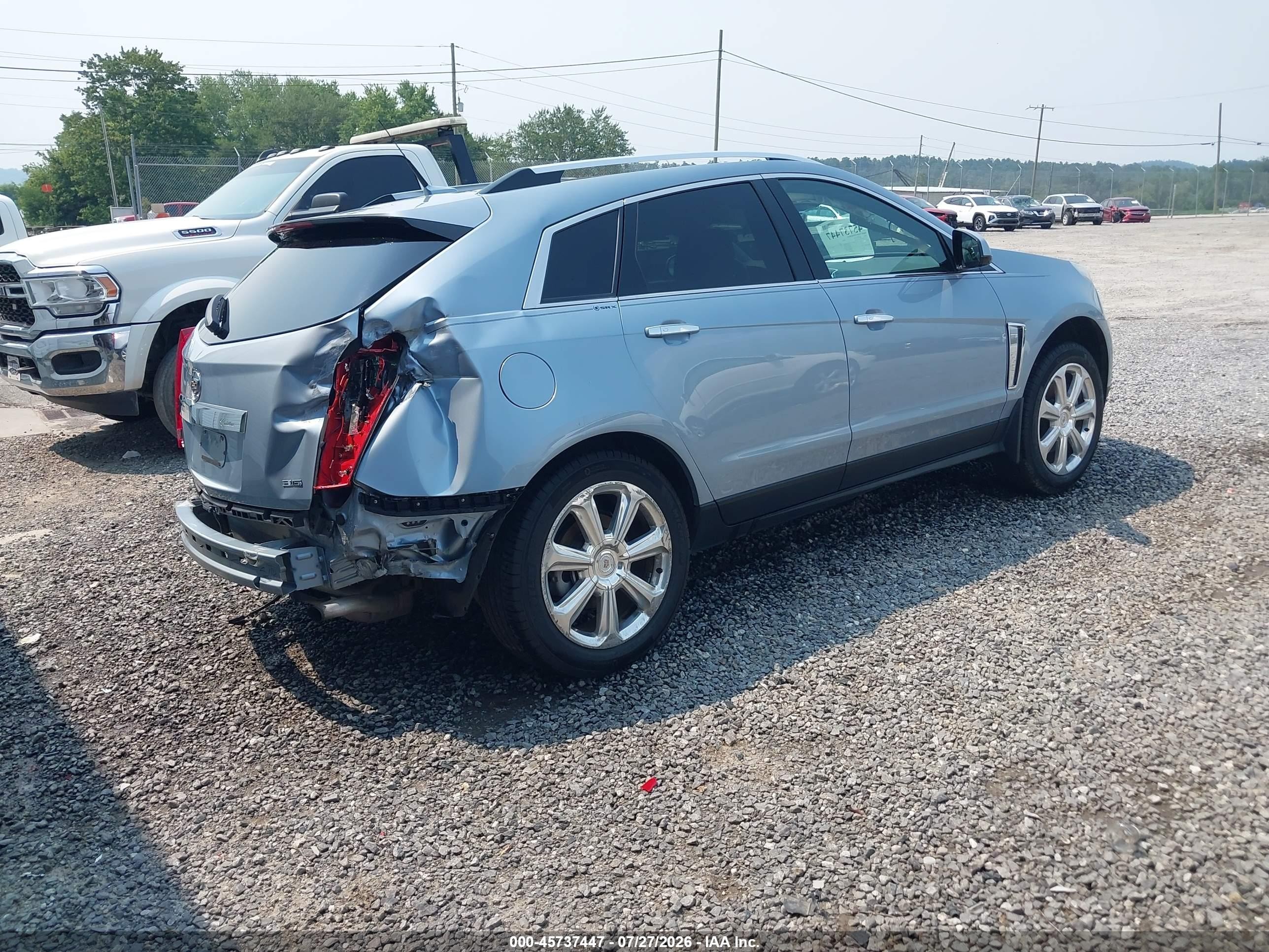 2014 Cadillac Srx Performance Collection Blue vin: 3GYFNCE3XES527702