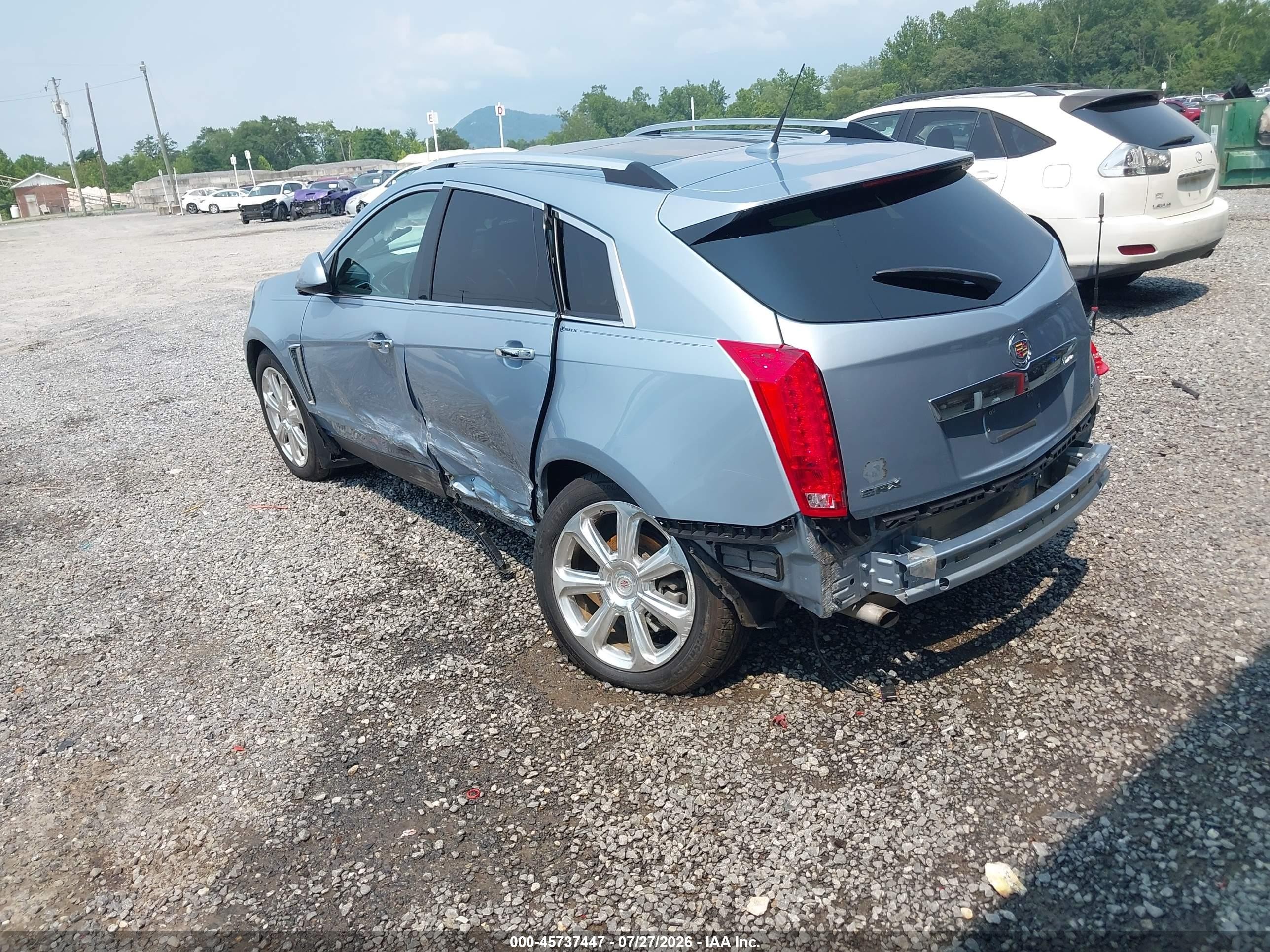 2014 Cadillac Srx Performance Collection Blue vin: 3GYFNCE3XES527702