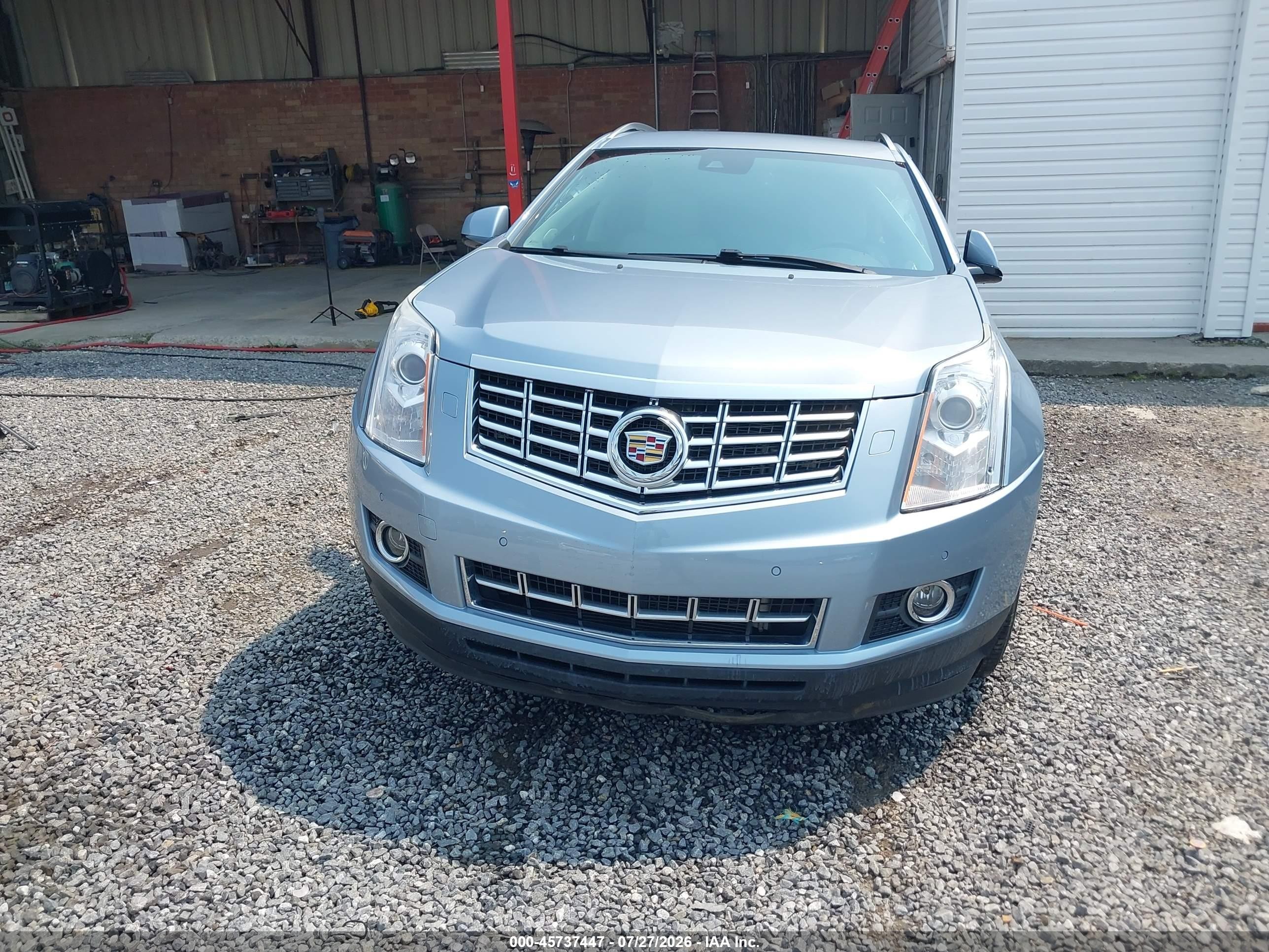 2014 Cadillac Srx Performance Collection Blue vin: 3GYFNCE3XES527702