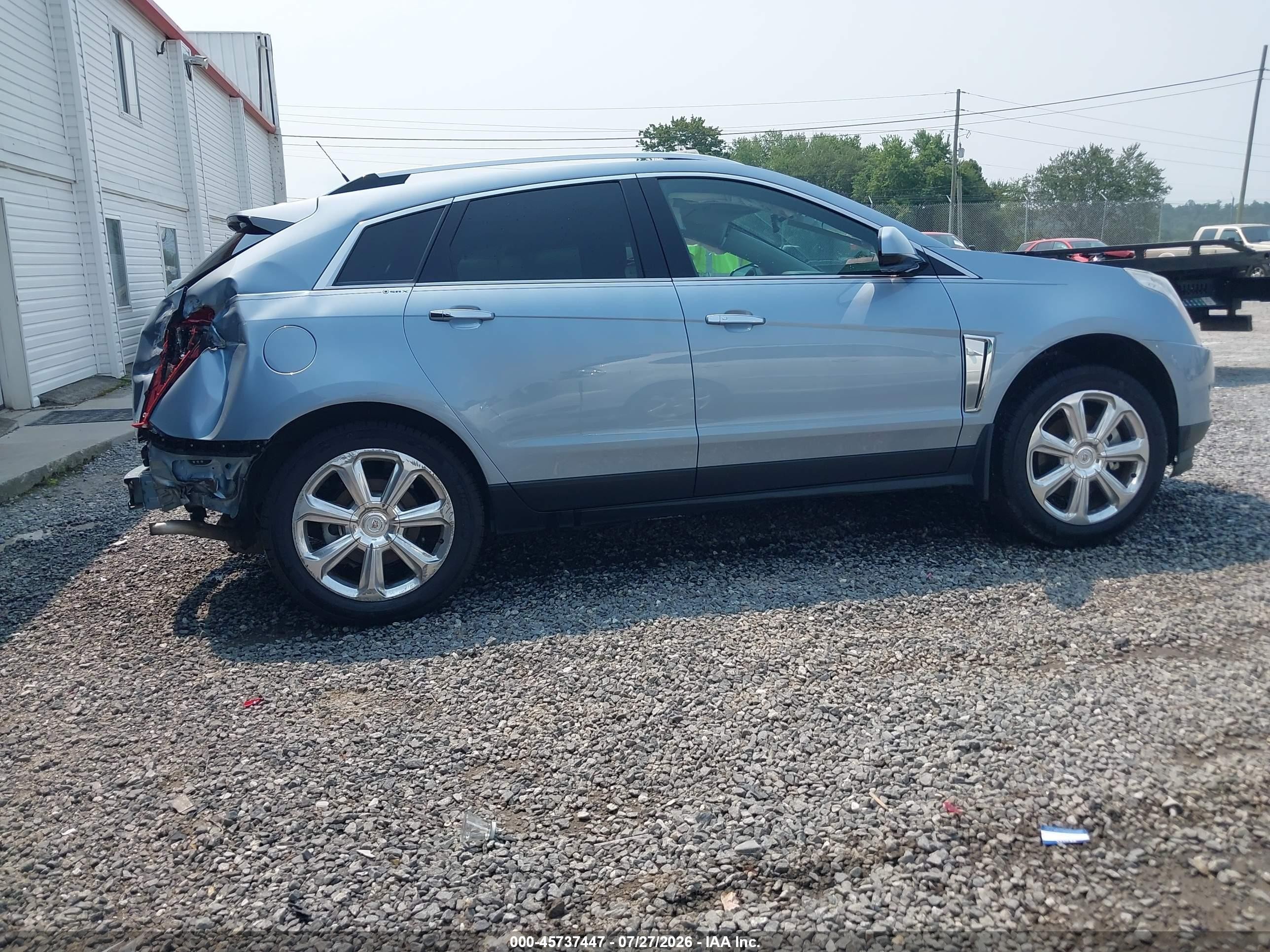 2014 Cadillac Srx Performance Collection Blue vin: 3GYFNCE3XES527702